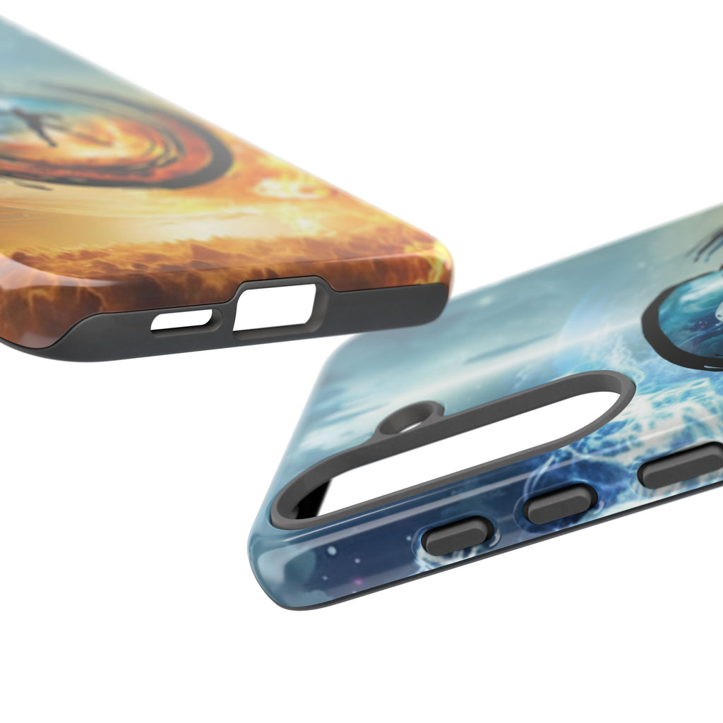 Phone Case — Elemental Warrior Fire & Ice Protective Tough Case - Ultron