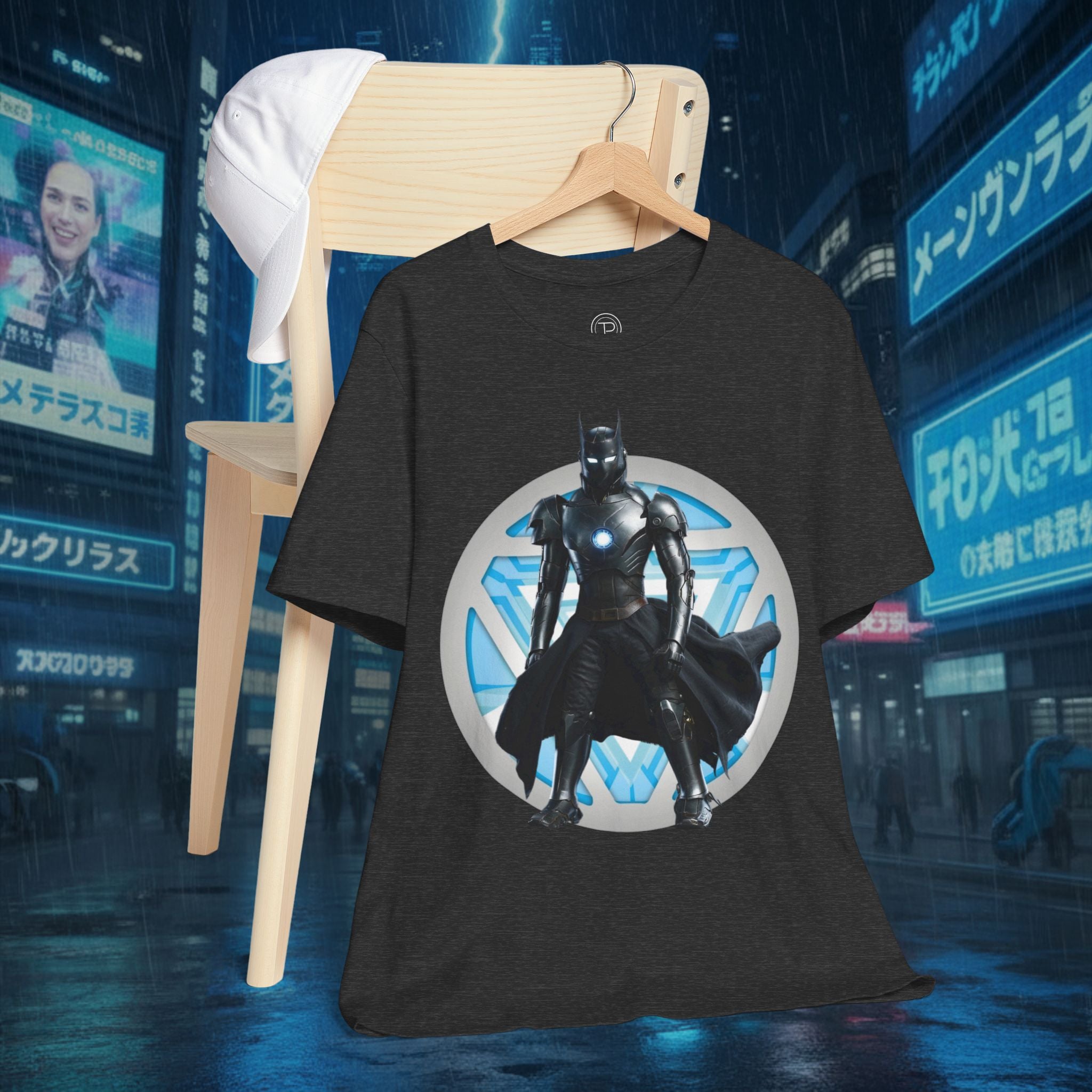 Batman Armor Graphic Tee – Futuristic Superhero T-Shirt - IRONMAN