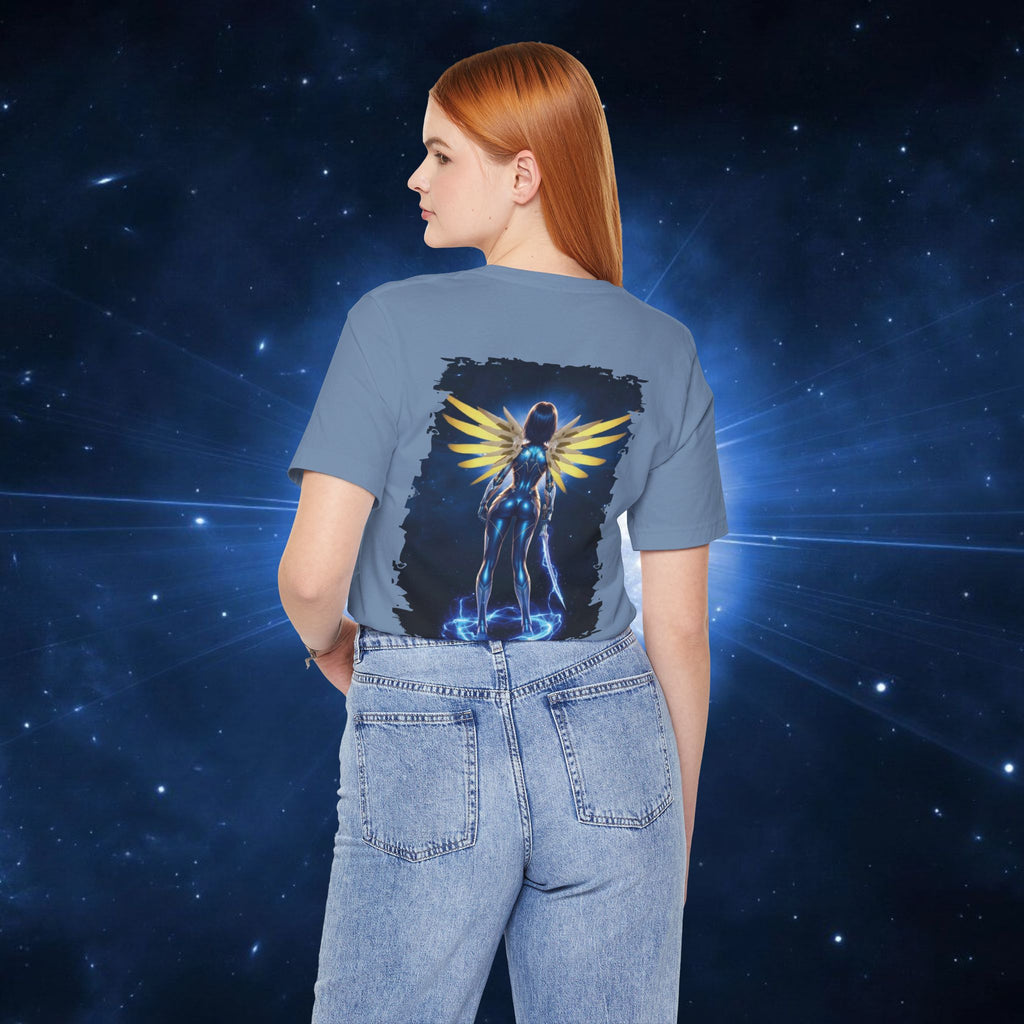 Angel Warrior Tee — "Perfect Angel" Fantasy Wings Graphic T-Shirt - alita battle angel
