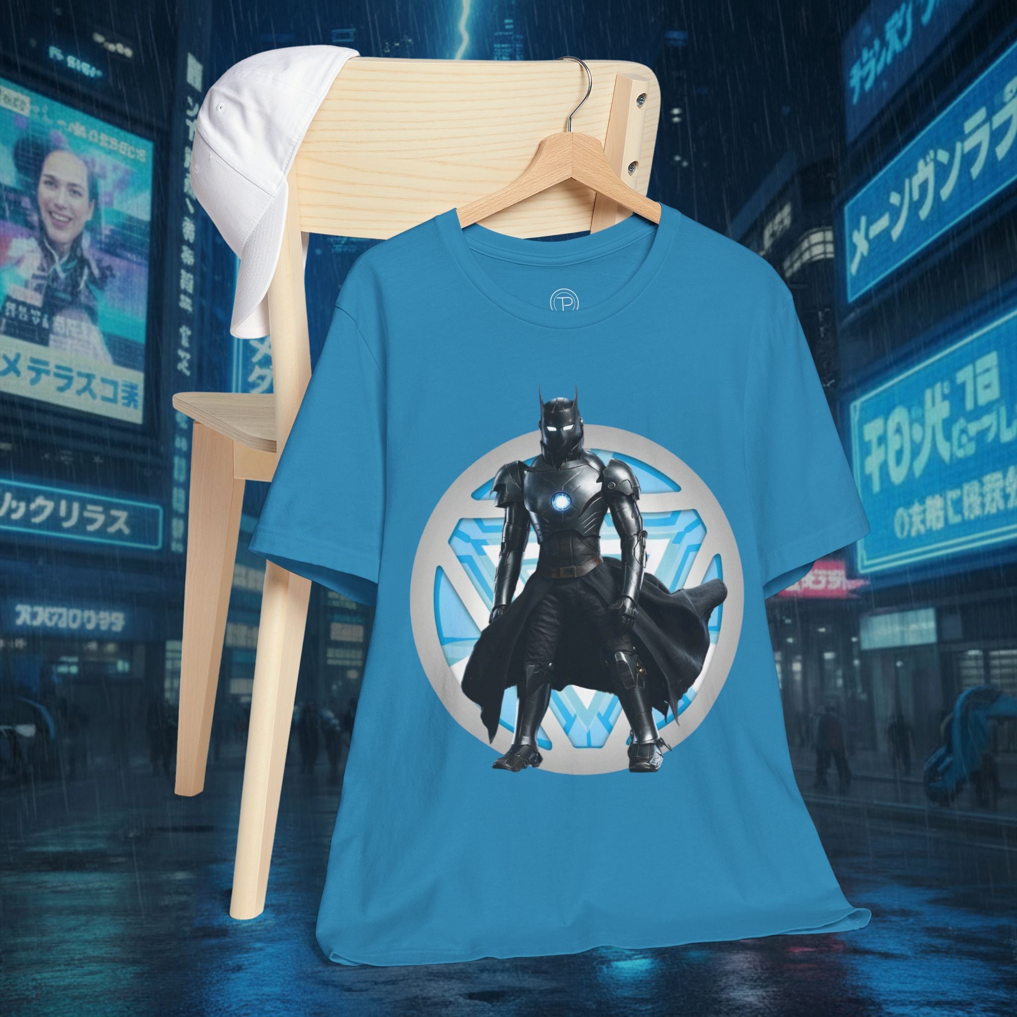 Batman Armor Graphic Tee – Futuristic Superhero T-Shirt - IRONMAN