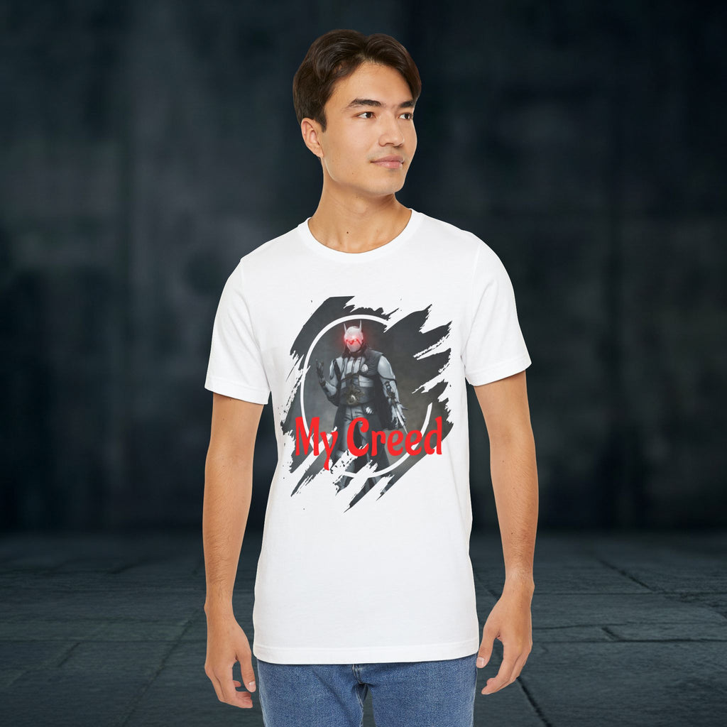 My Creed T-Shirt — Dark Knight Sci‑Fi Graphic Tee