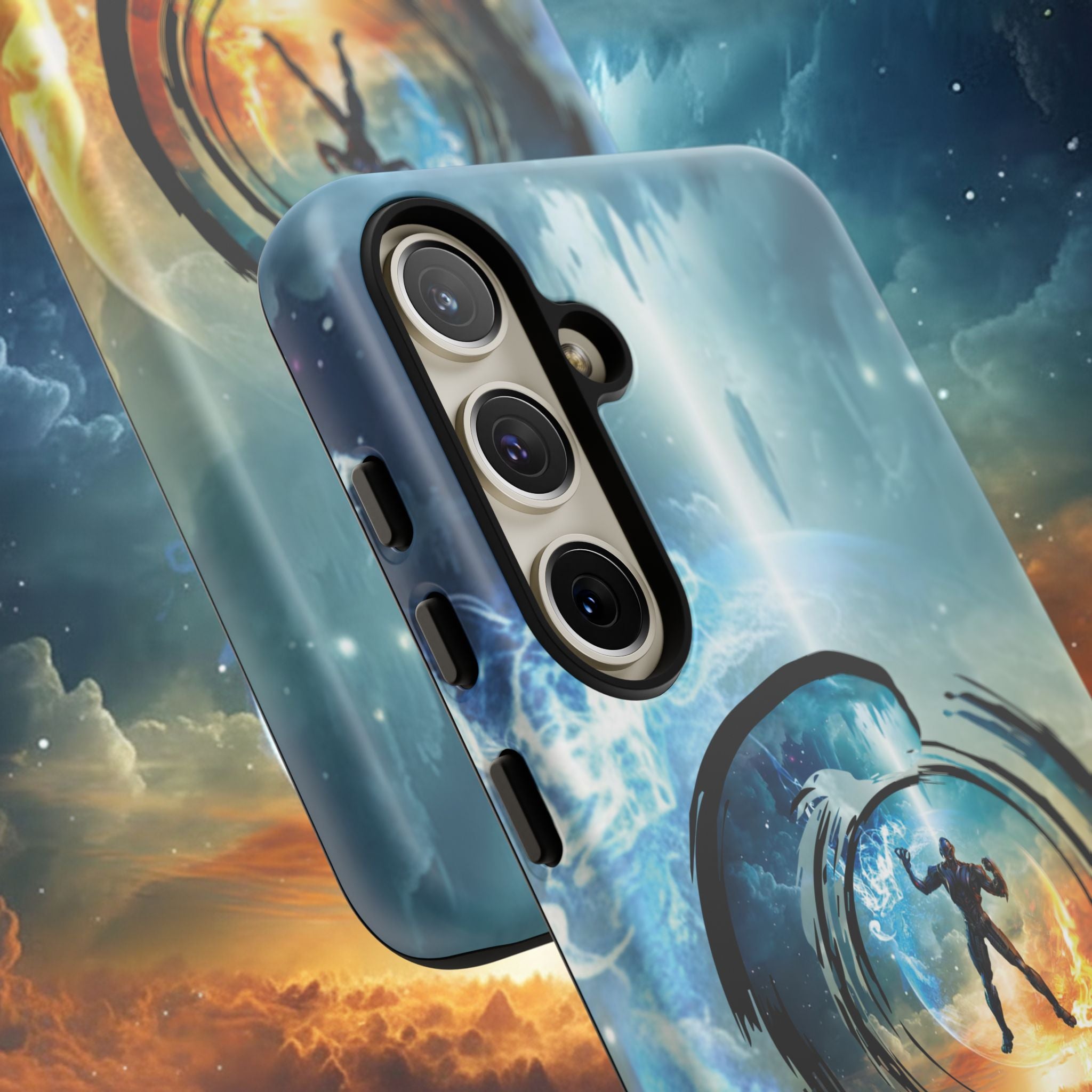 Phone Case — Elemental Warrior Fire & Ice Protective Tough Case - Ultron