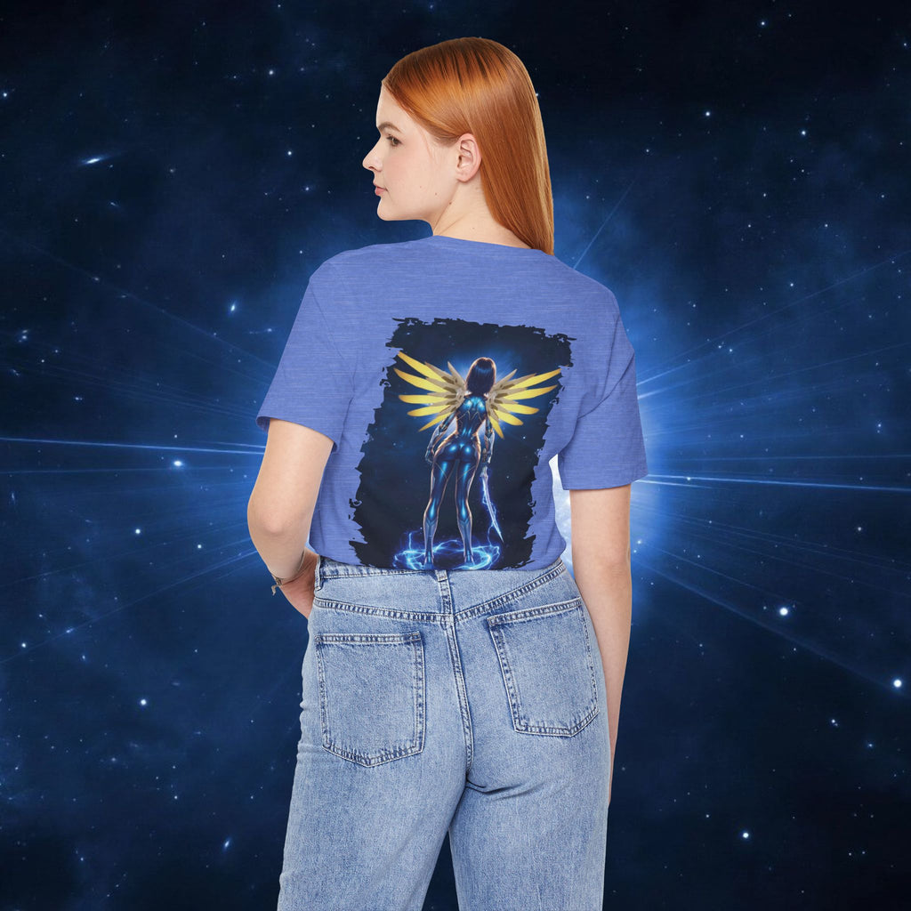 Angel Warrior Tee — "Perfect Angel" Fantasy Wings Graphic T-Shirt - alita battle angel