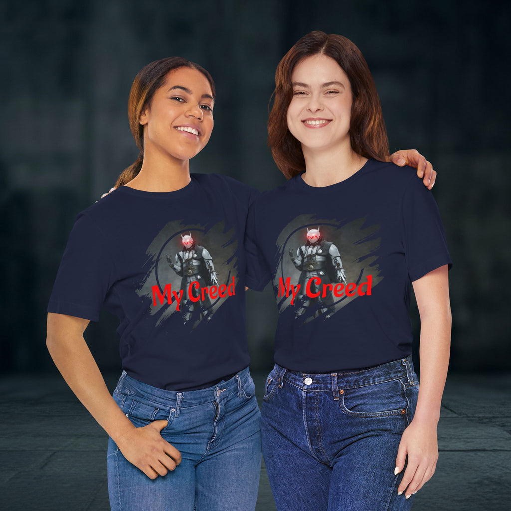 My Creed T-Shirt — Dark Knight Sci‑Fi Graphic Tee