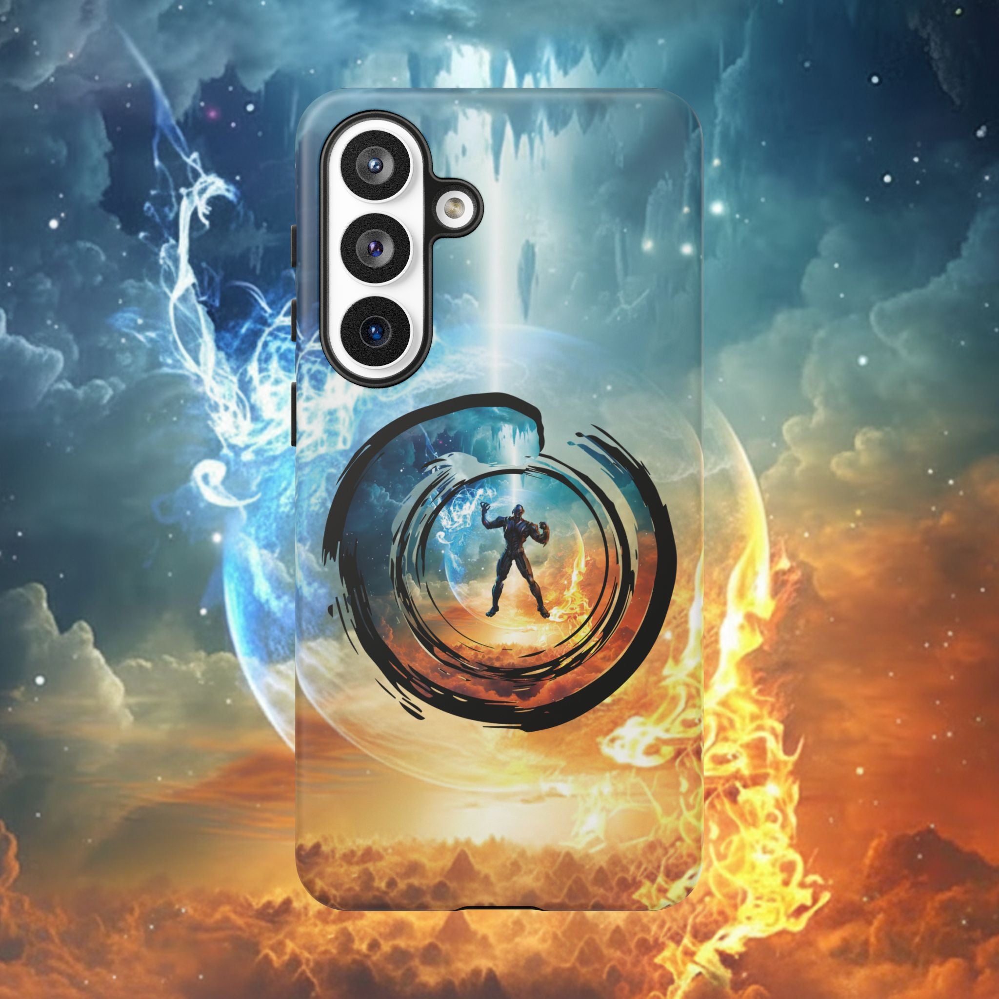 Phone Case — Elemental Warrior Fire & Ice Protective Tough Case - Ultron