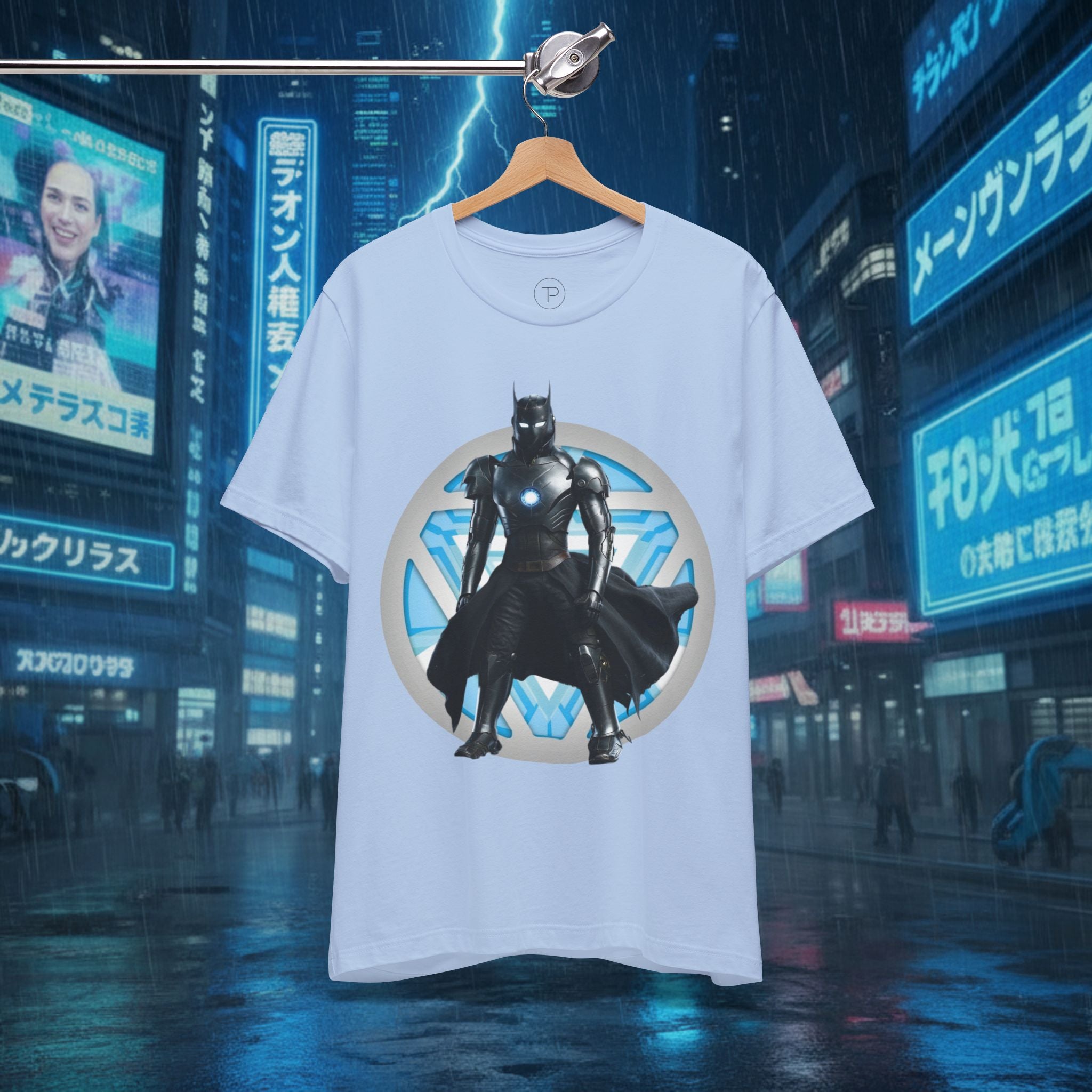 Batman Armor Graphic Tee – Futuristic Superhero T-Shirt - IRONMAN