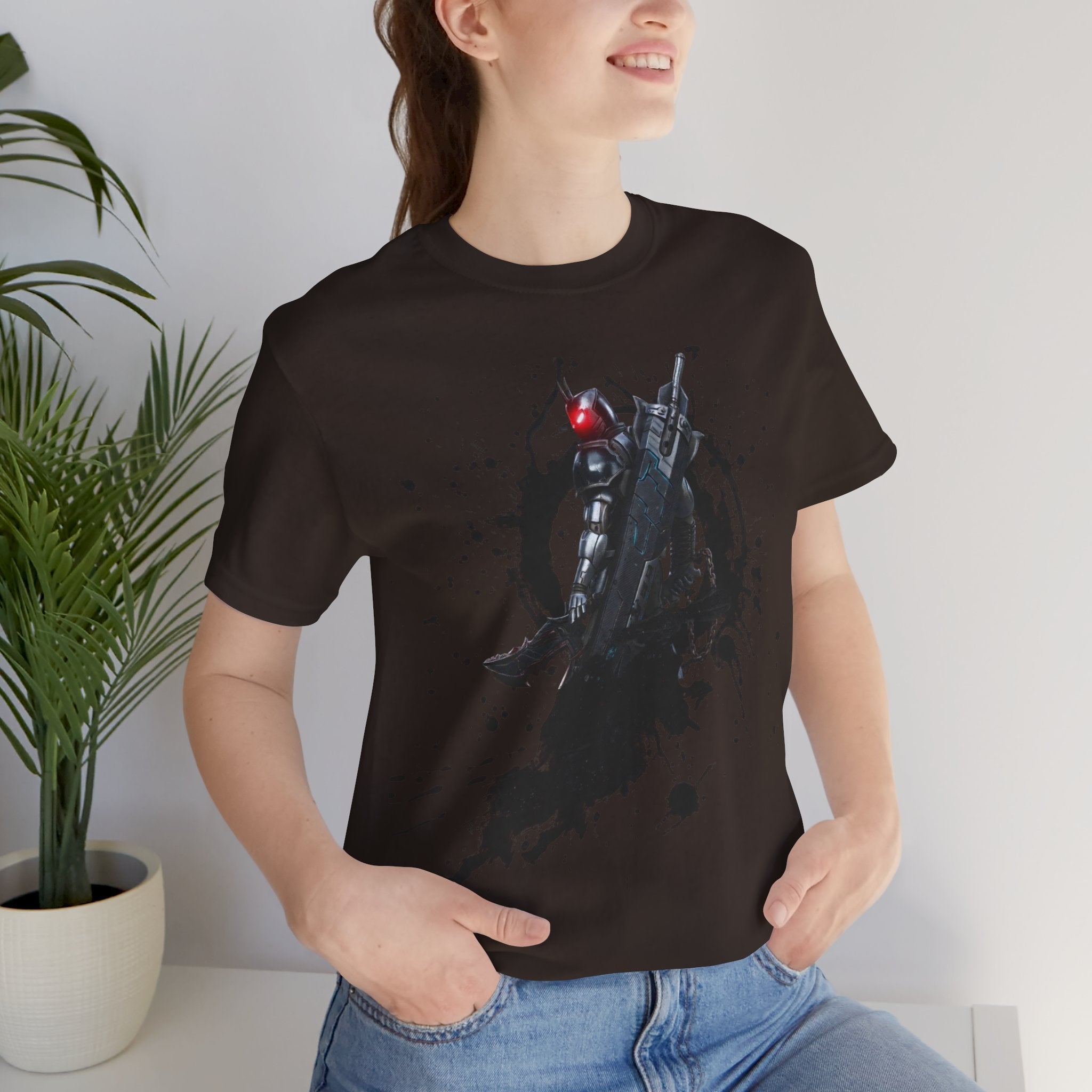 Splatter Noir Rifle Tee — Graphic Military Weapon Shirt