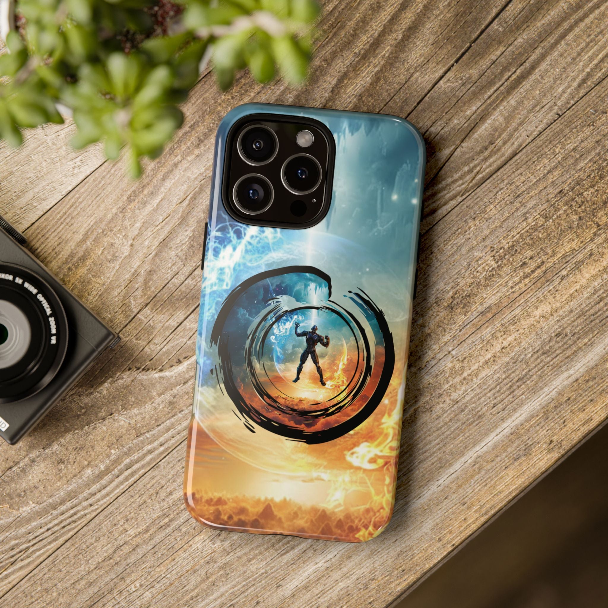 Phone Case — Elemental Warrior Fire & Ice Protective Tough Case - Ultron