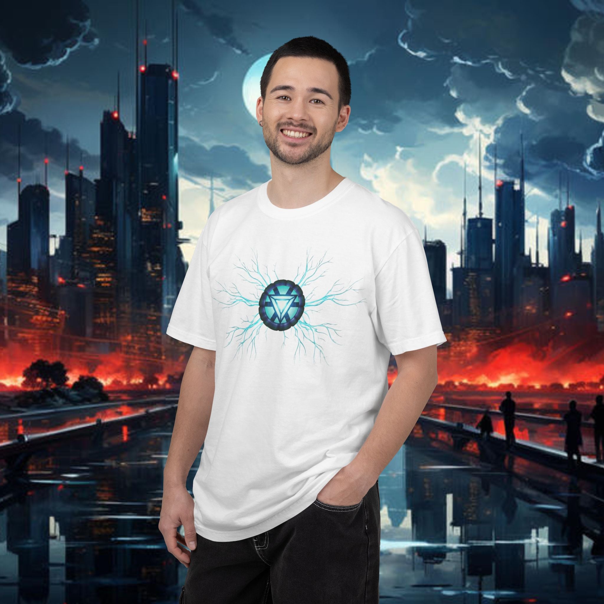 Unisex Garment-Dyed T-shirt Ironman reactor