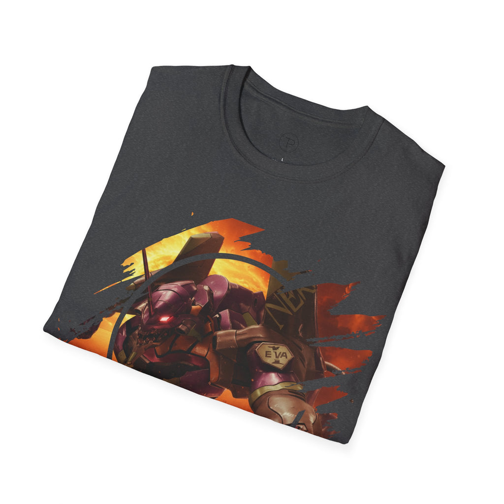 Only One Hit T-Shirt — Gamer Mech Battle Tee - EVA 1 - Neon Genesis Evangelion