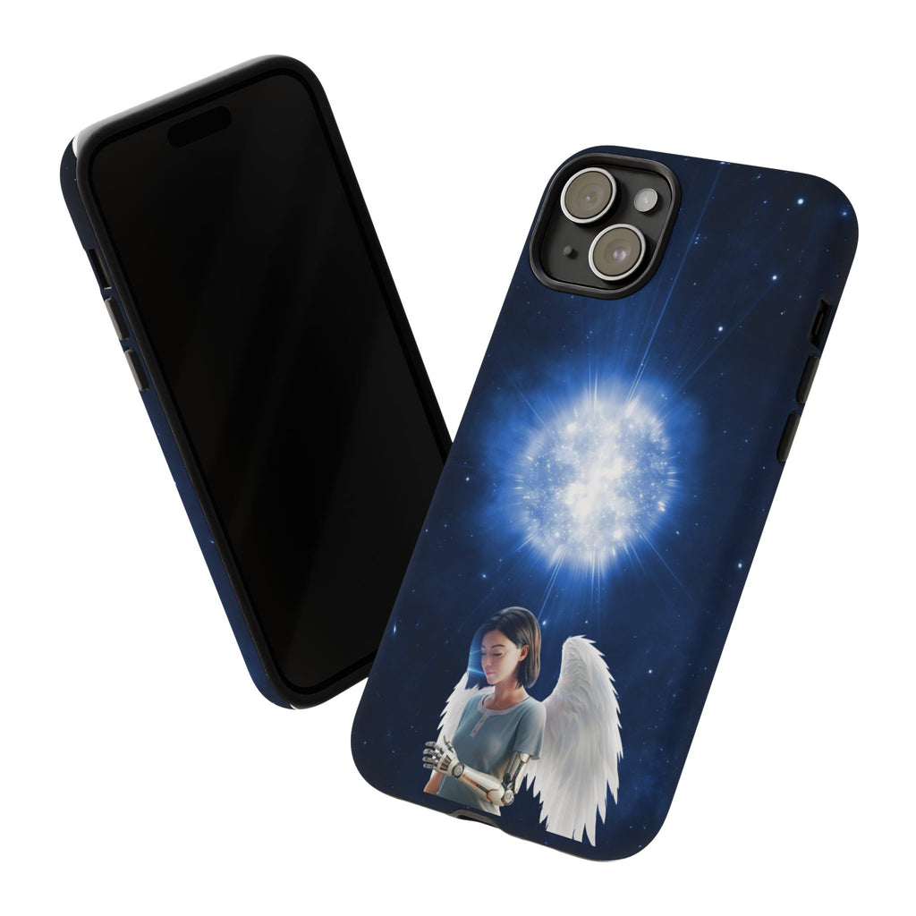 Angel Wings Galaxy Phone Case — Cosmic Light Protective Case ALITA BATTLE ANGEL