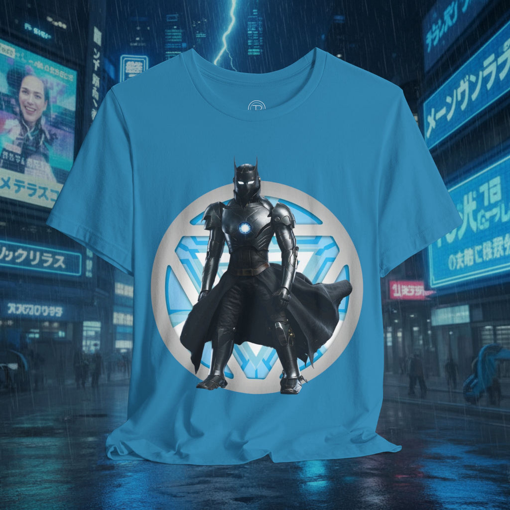 Batman Armor Graphic Tee – Futuristic Superhero T-Shirt - IRONMAN
