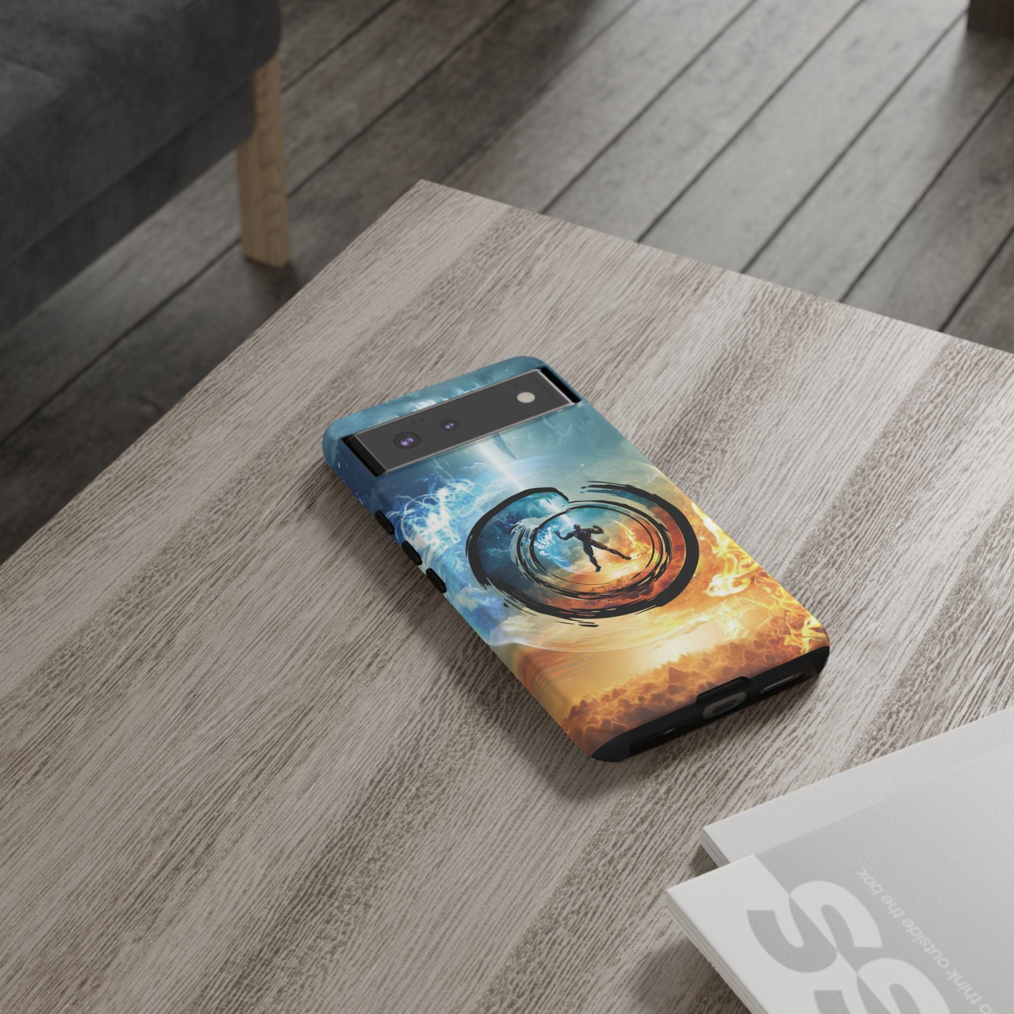 Phone Case — Elemental Warrior Fire & Ice Protective Tough Case - Ultron