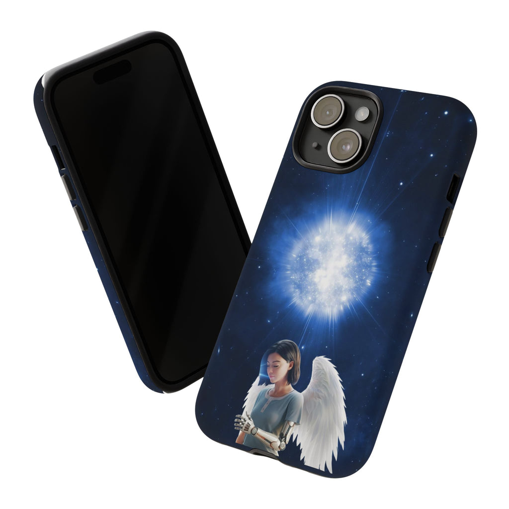 Angel Wings Galaxy Phone Case — Cosmic Light Protective Case ALITA BATTLE ANGEL