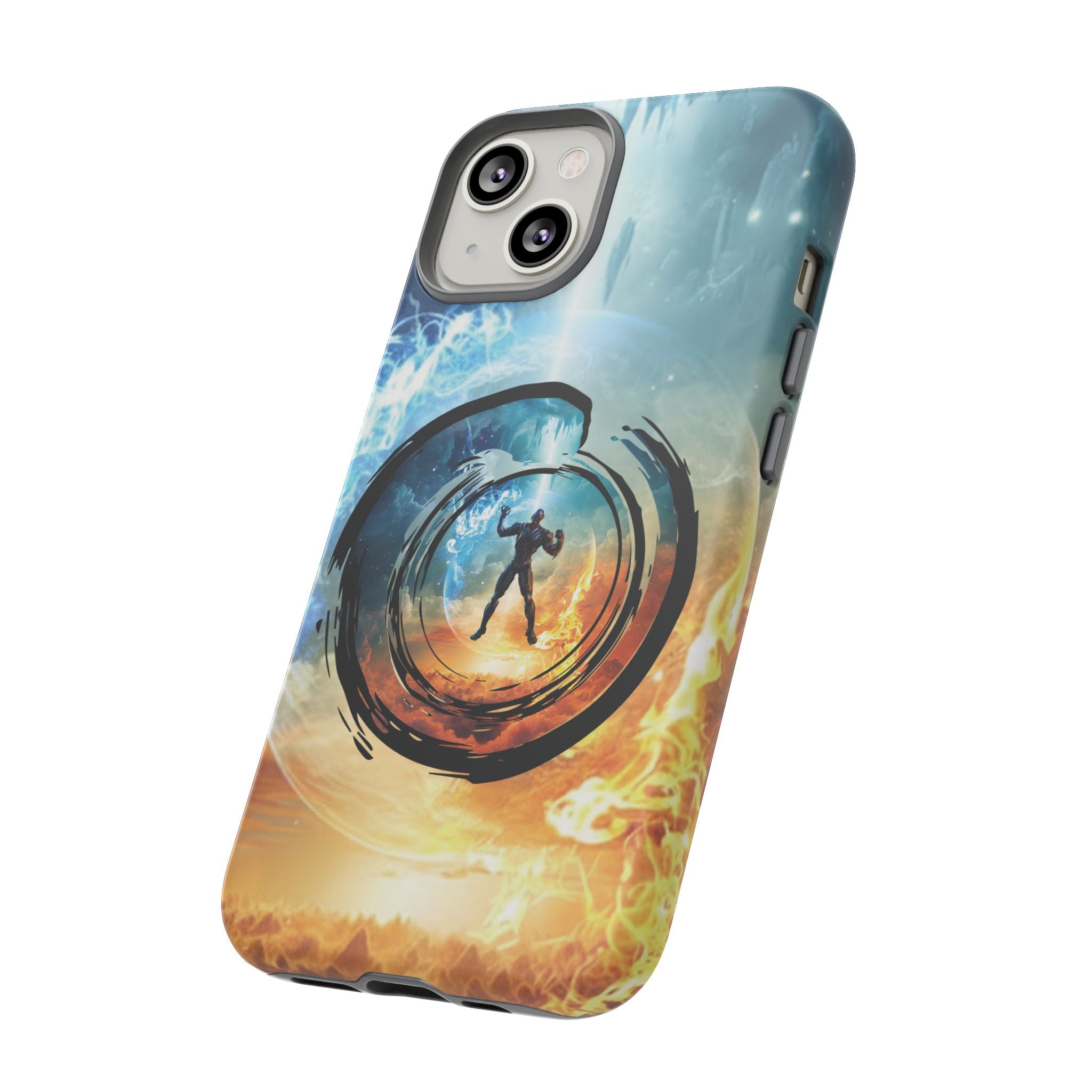Phone Case — Elemental Warrior Fire & Ice Protective Tough Case - Ultron