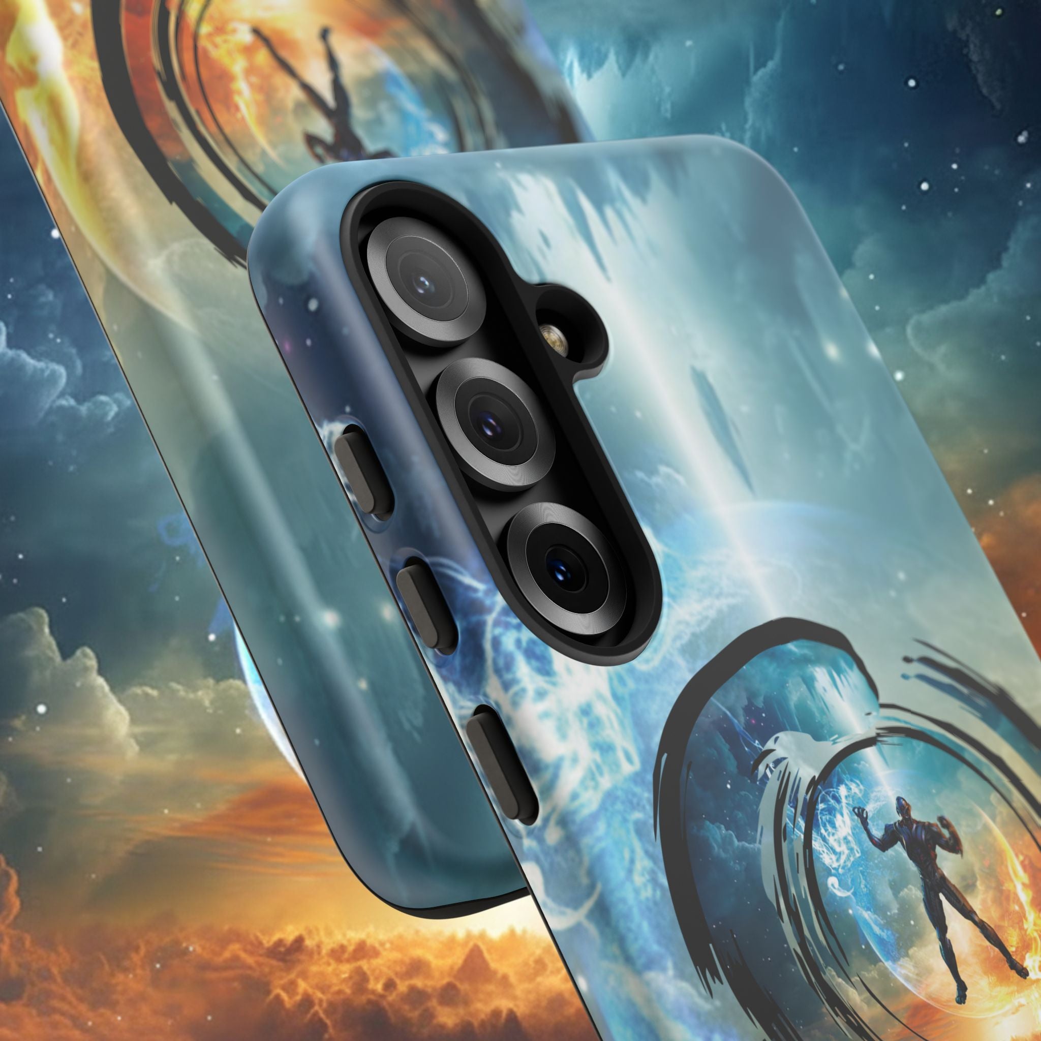 Phone Case — Elemental Warrior Fire & Ice Protective Tough Case - Ultron