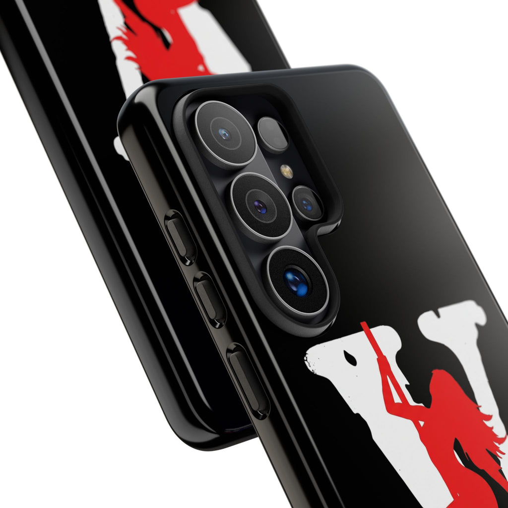 Phone Case — 'V' Silhouette Pole Dancer Graphic Tough Case