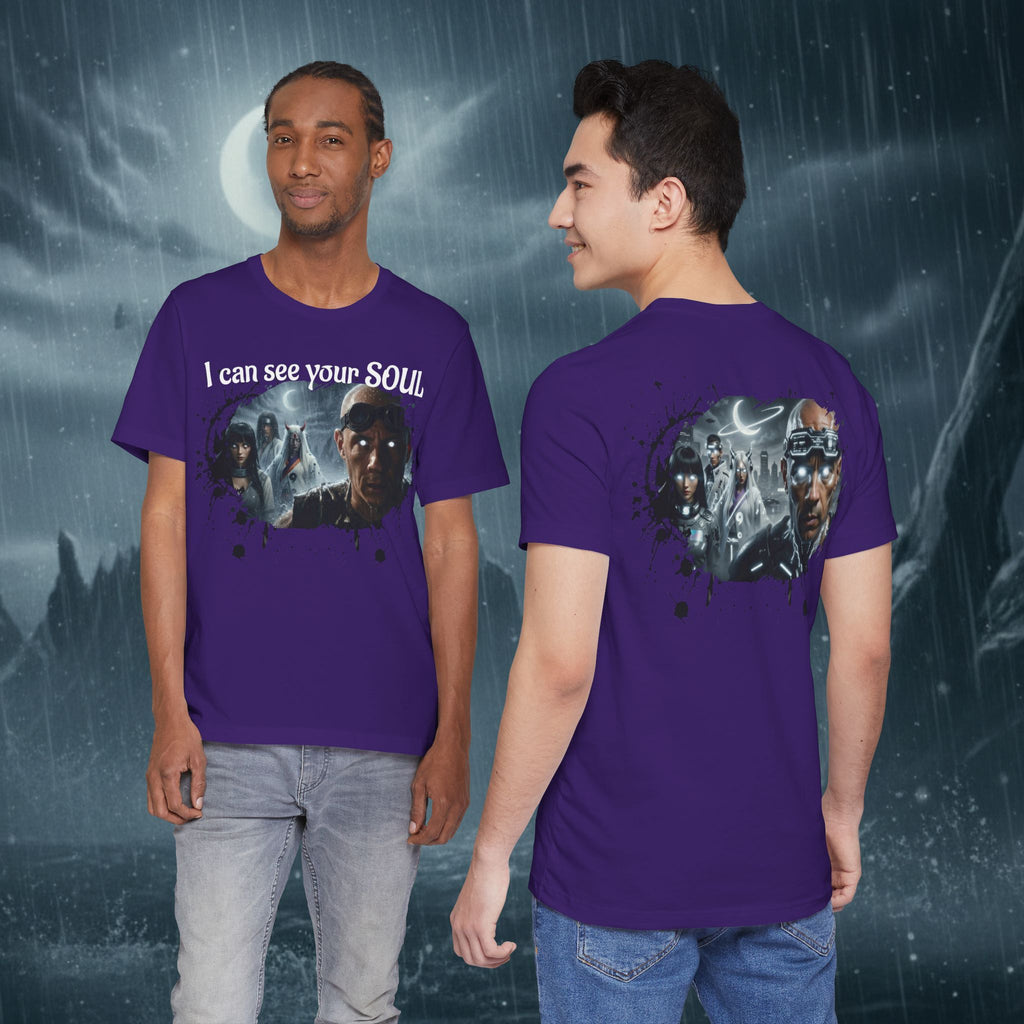 I Can See Your Soul T-Shirt — Gothic Horror Movie Graphic Tee - Byakugan Family and Riddick