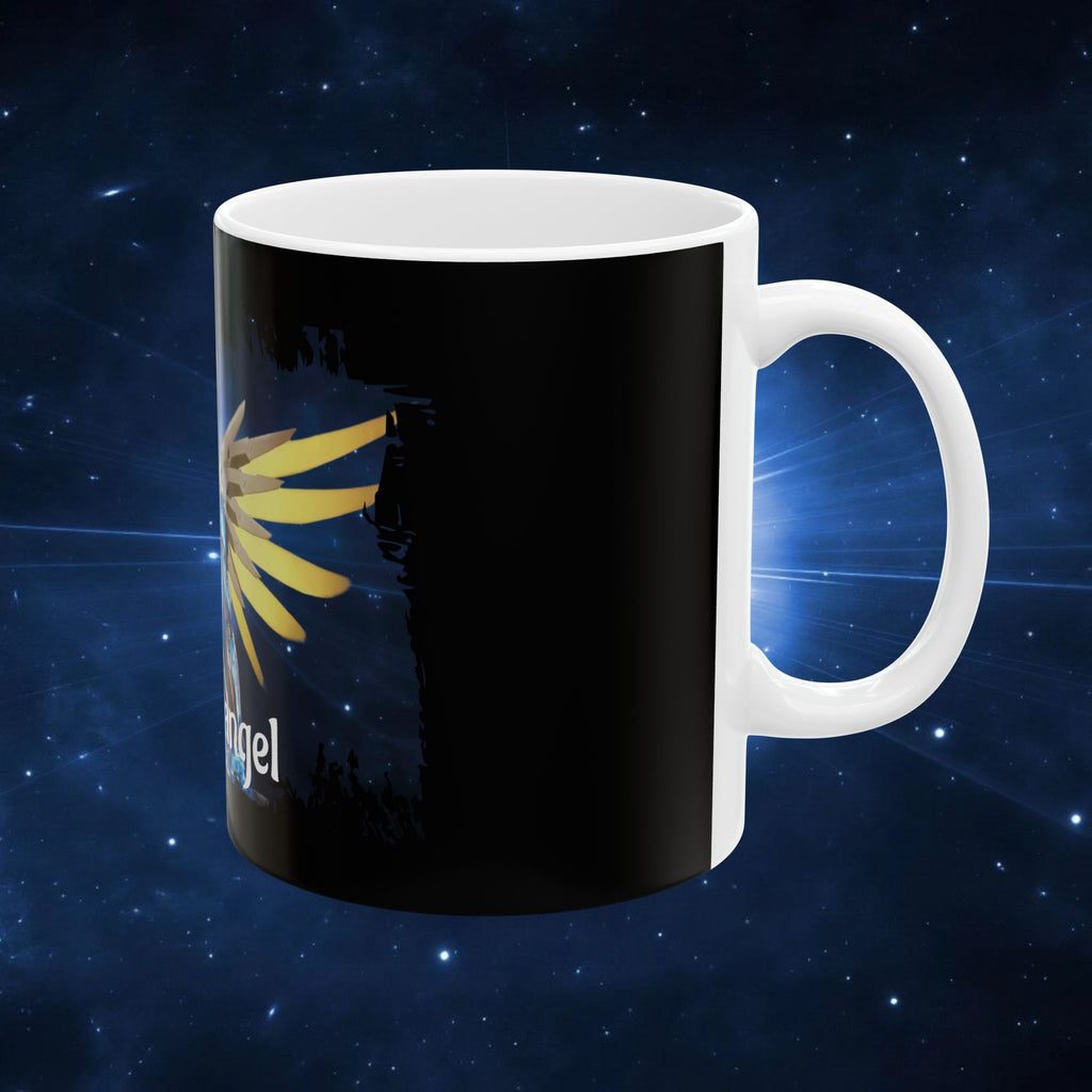 Perfect Angel Ceramic Mug — Fantasy Winged Warrior Coffee Cup (11oz/15oz) - alita battle angel
