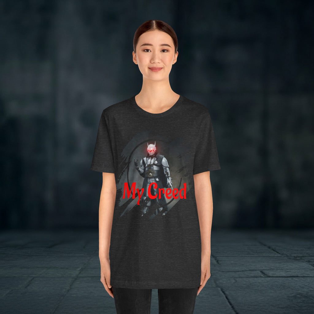 My Creed T-Shirt — Dark Knight Sci‑Fi Graphic Tee