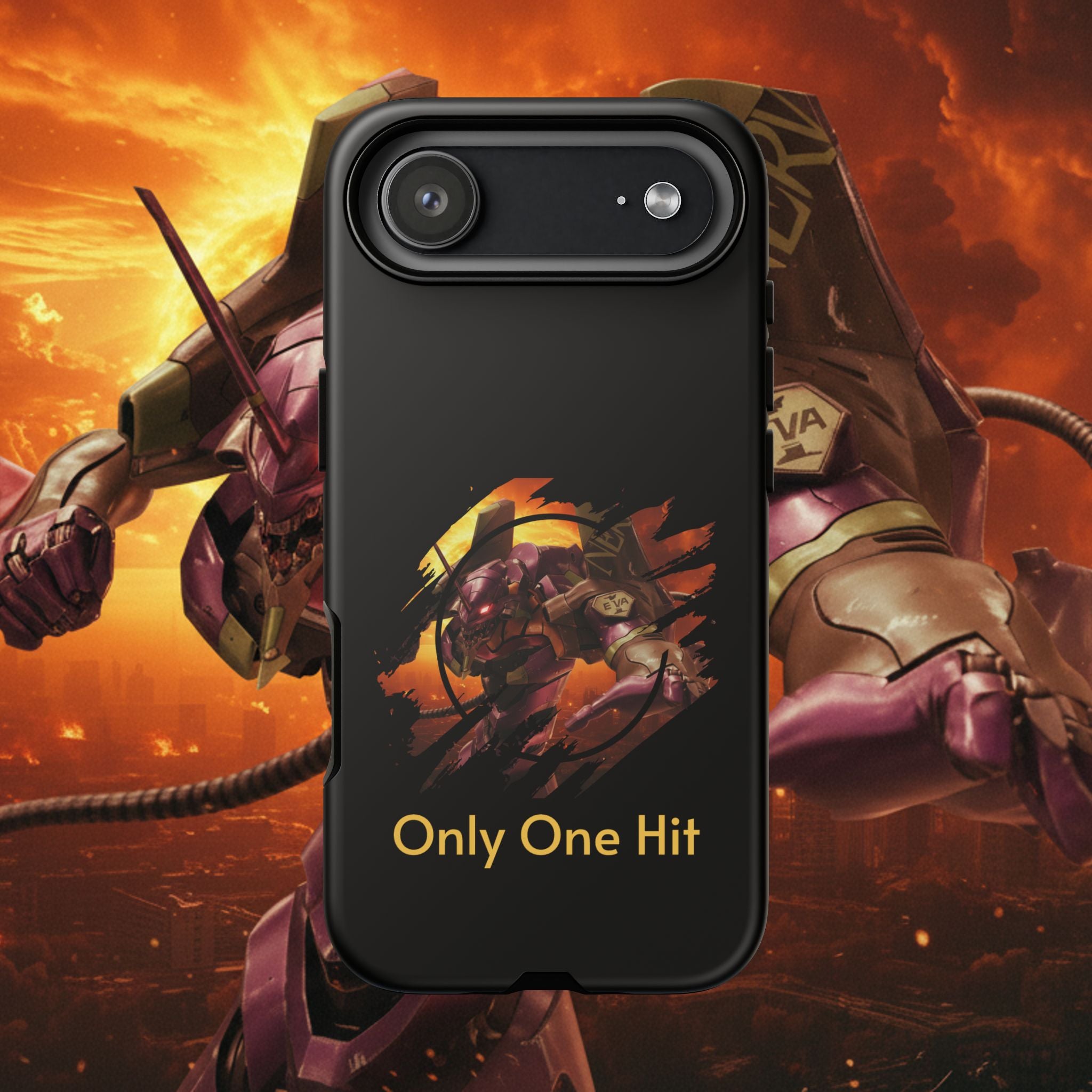 Phone Case — "Only One Hit" Gaming Armor Protective Cover - EVA 1 - Neon Genesis Evangelion
