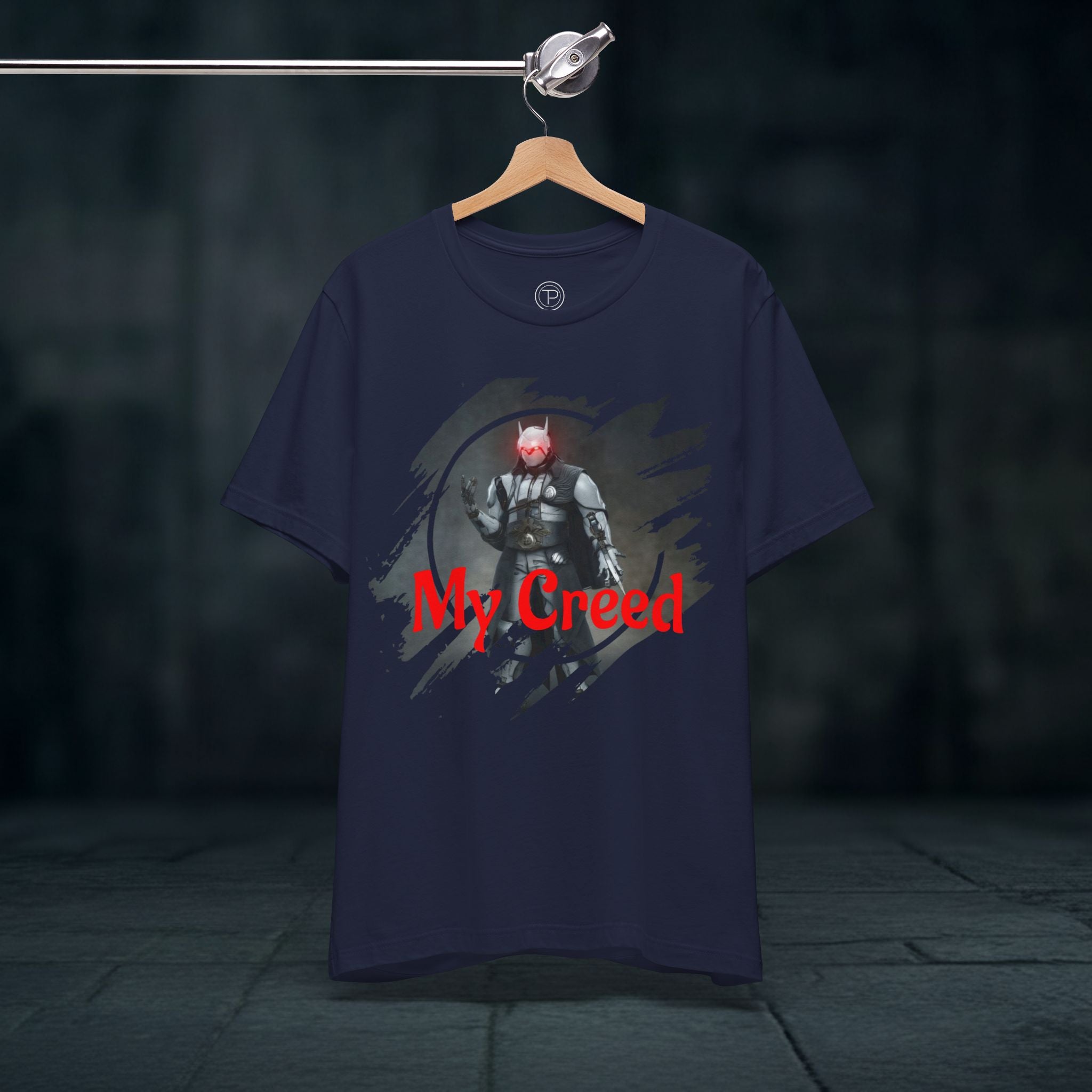 My Creed T-Shirt — Dark Knight Sci‑Fi Graphic Tee