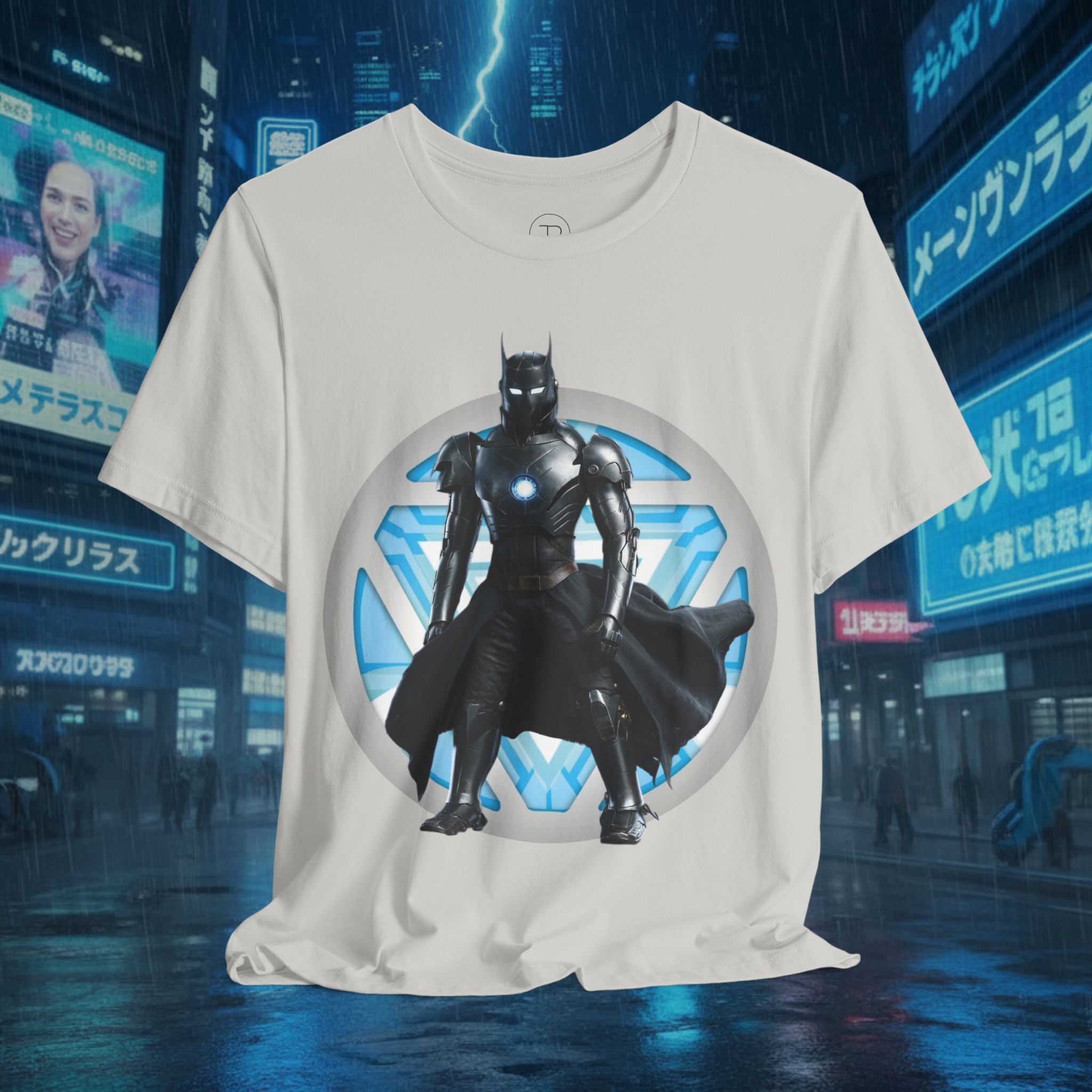 Batman Armor Graphic Tee – Futuristic Superhero T-Shirt - IRONMAN