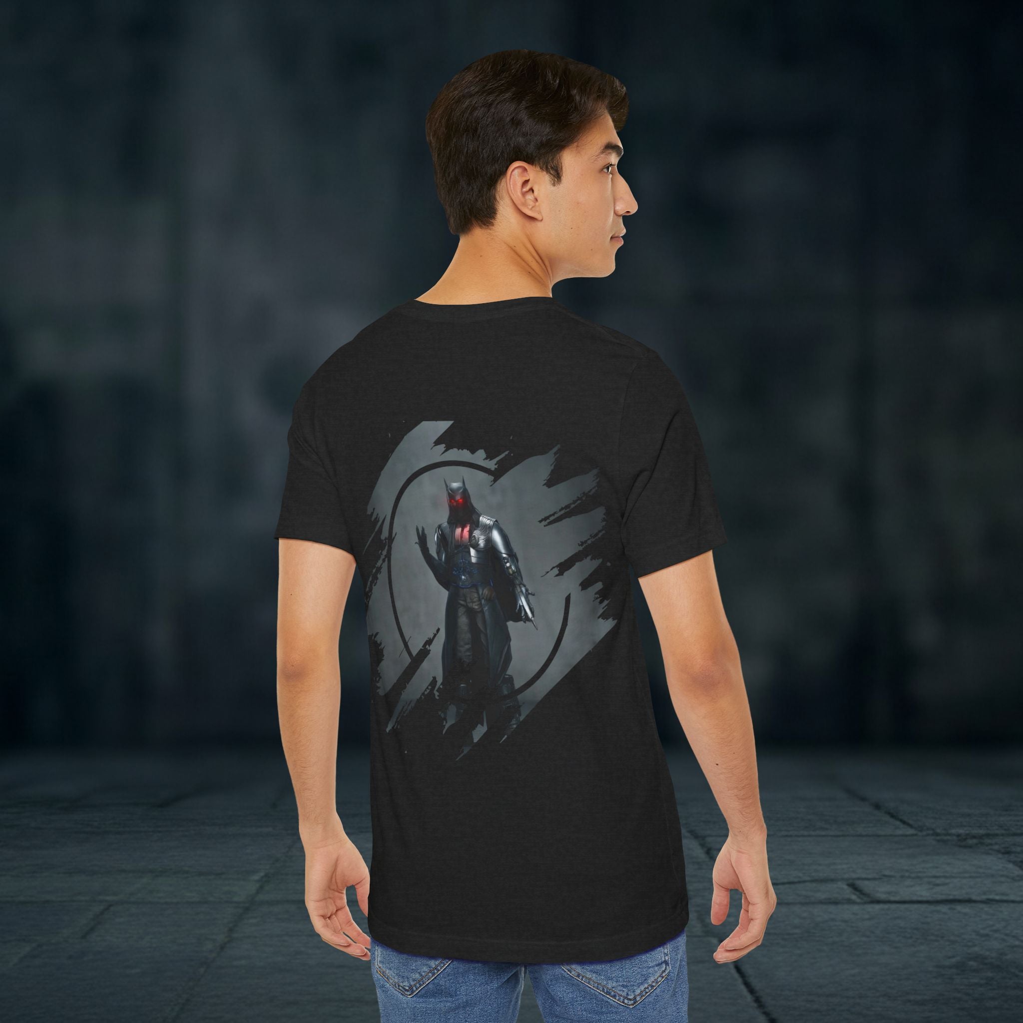 My Creed Graphic Tee — Dark Knight Sci‑Fi Illustration T‑Shirt
