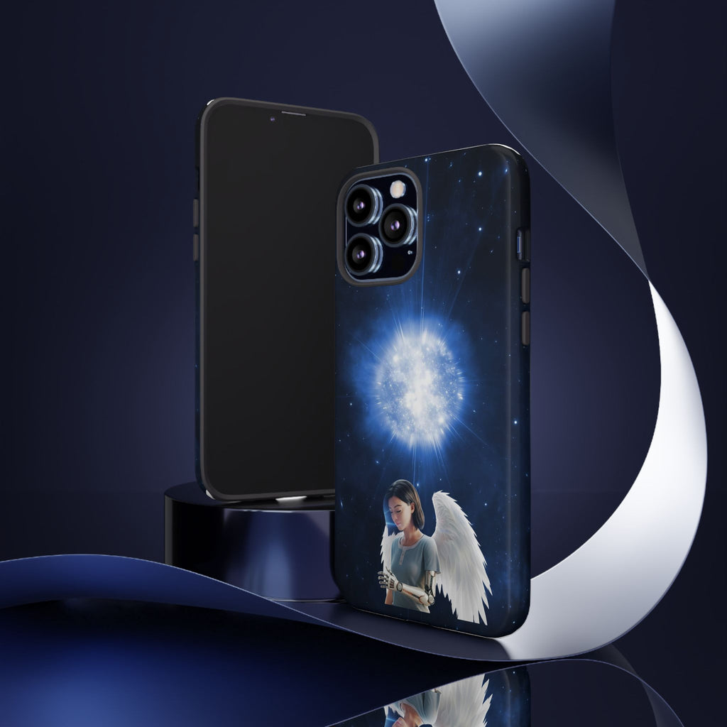 Angel Wings Galaxy Phone Case — Cosmic Light Protective Case ALITA BATTLE ANGEL