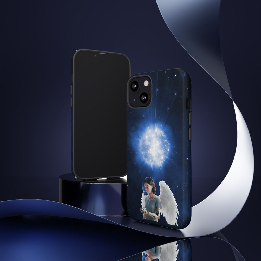 Angel Wings Galaxy Phone Case — Cosmic Light Protective Case ALITA BATTLE ANGEL