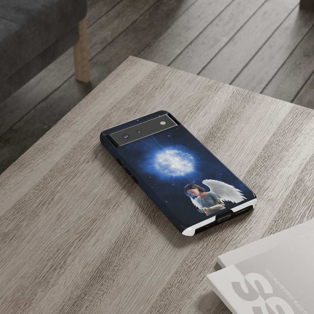 Angel Wings Galaxy Phone Case — Cosmic Light Protective Case ALITA BATTLE ANGEL