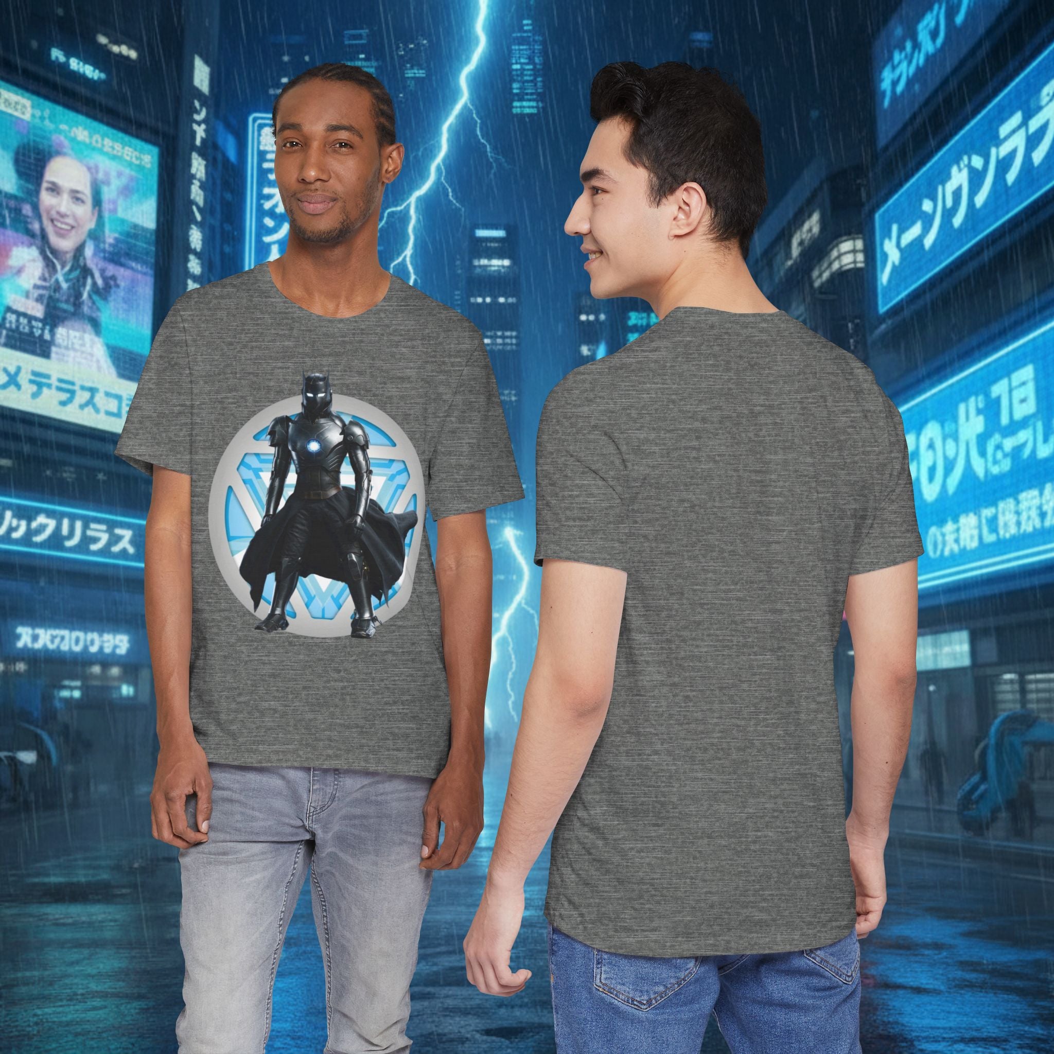 Batman Armor Graphic Tee – Futuristic Superhero T-Shirt - IRONMAN