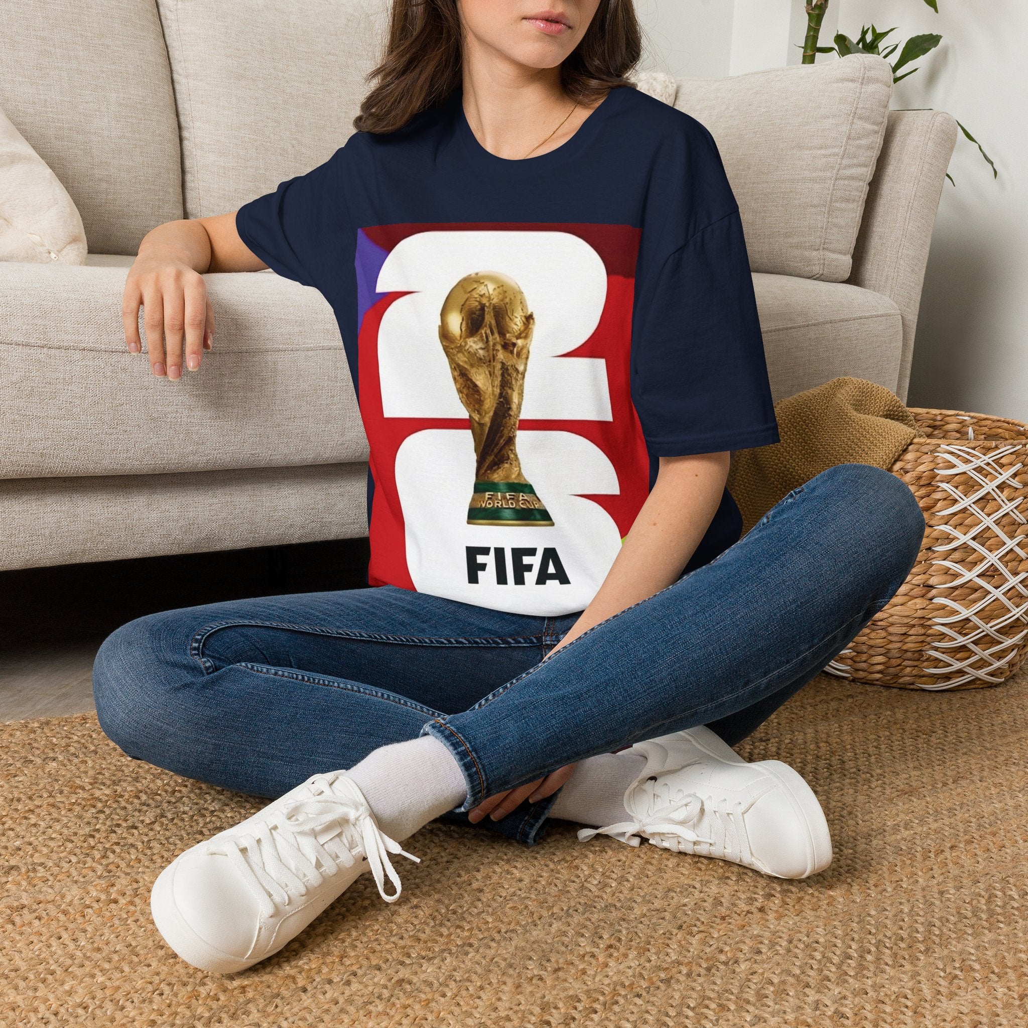 World Cup Trophy T-Shirt — FIFA Gold Cup Retro Soccer Tee 2026