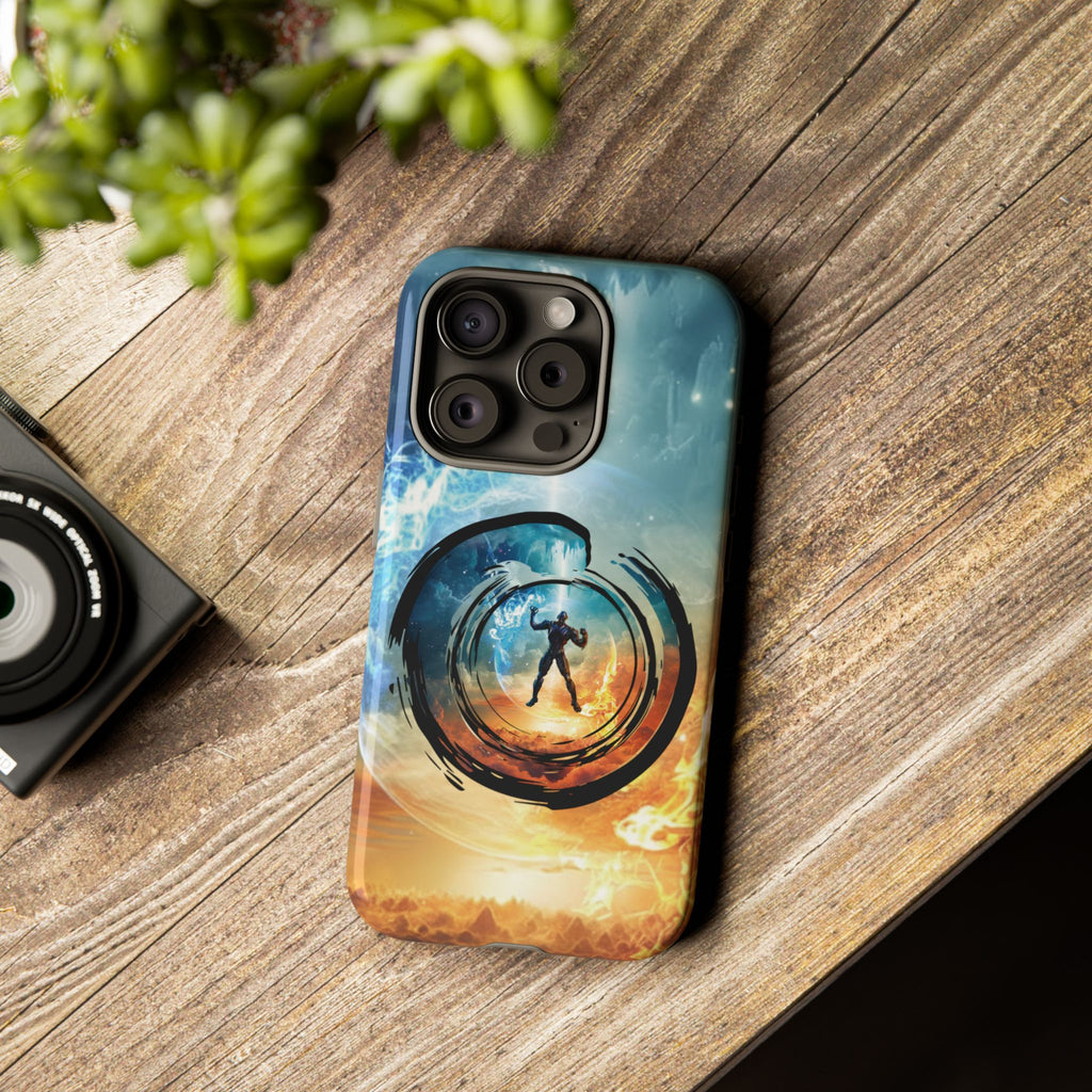 Phone Case — Elemental Warrior Fire & Ice Protective Tough Case - Ultron