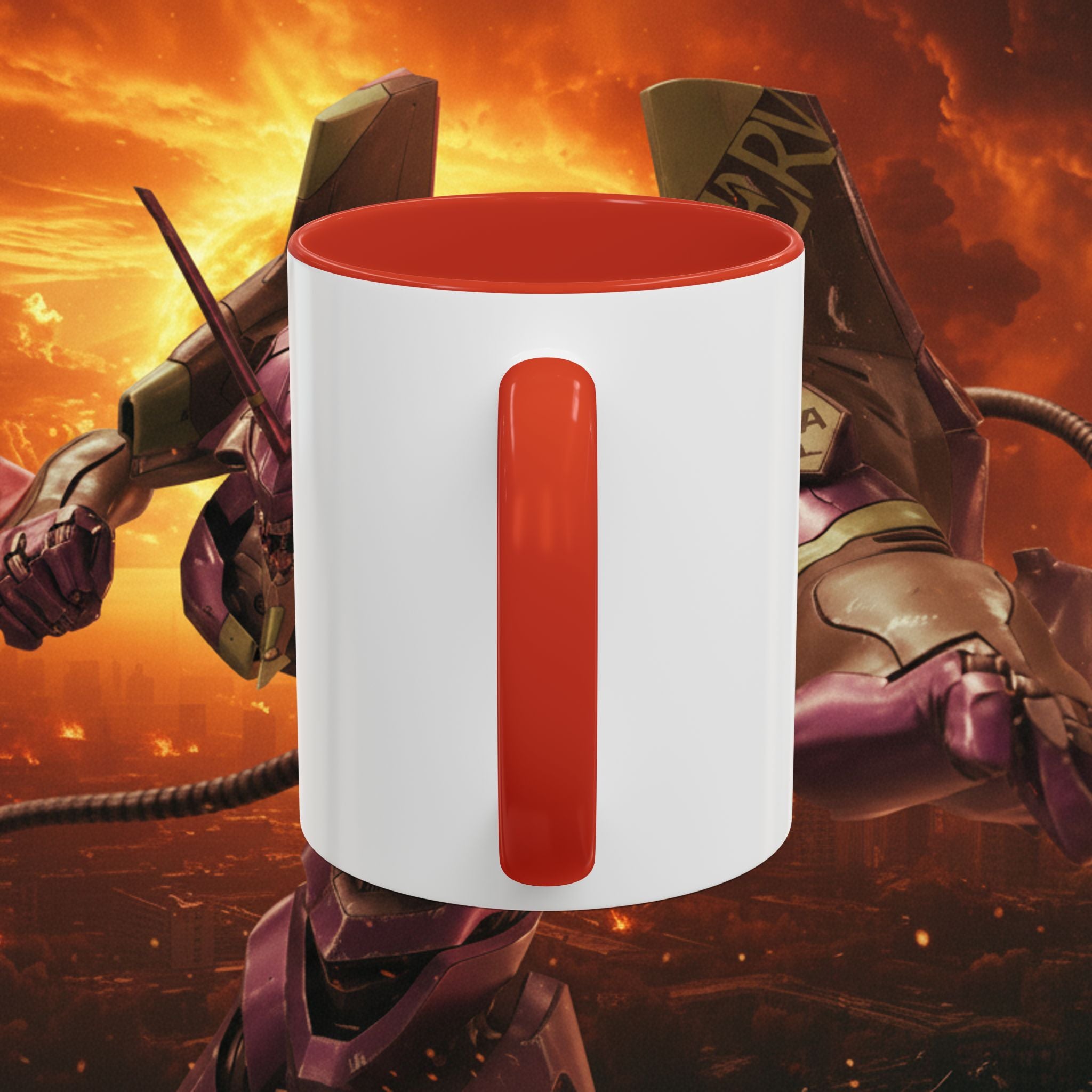 Evangelion Unit-01 Mecha Coffee Mug — Anime Pilot Accent Mug (11/15oz) - EVA 1 - Neon Genesis Evangelion