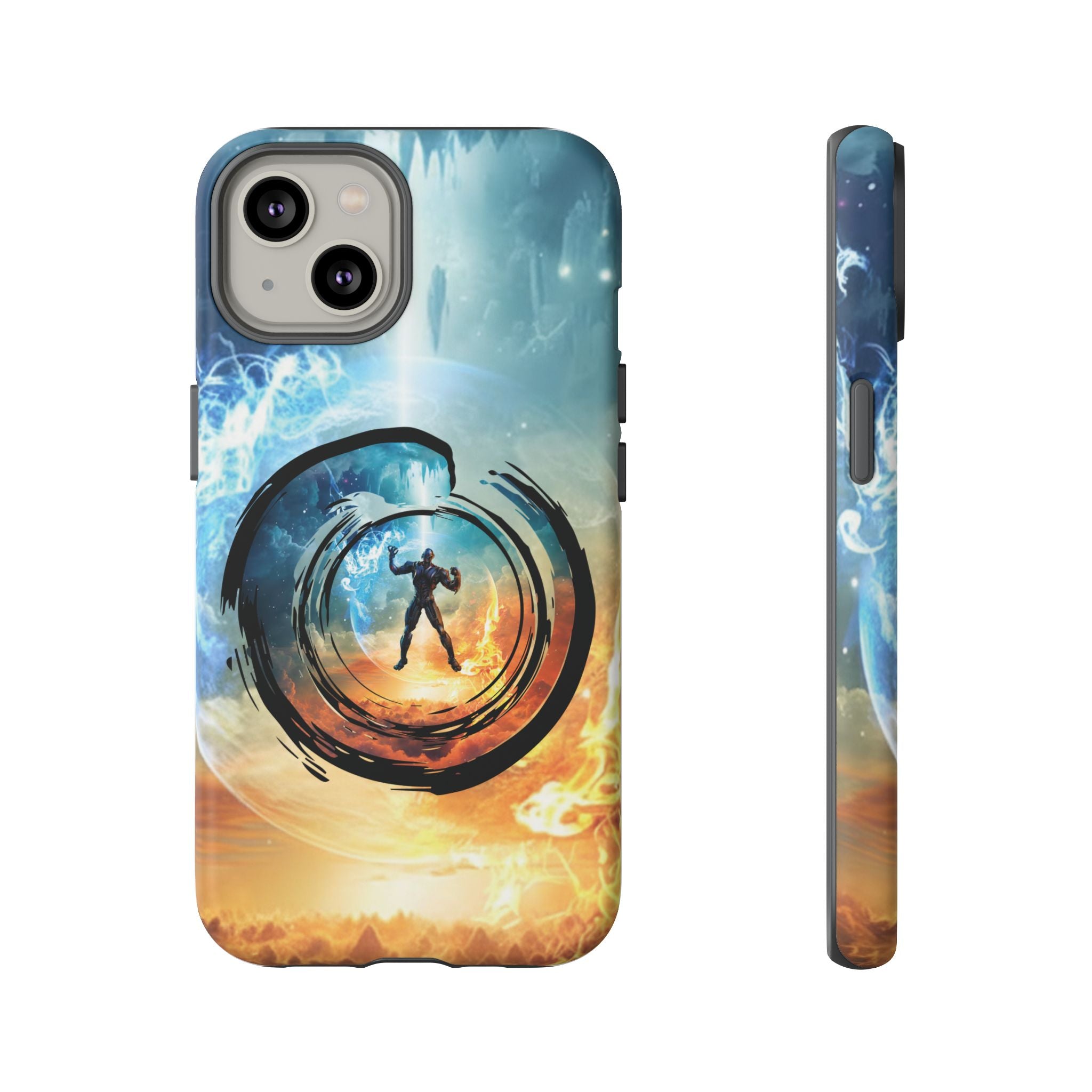 Phone Case — Elemental Warrior Fire & Ice Protective Tough Case - Ultron