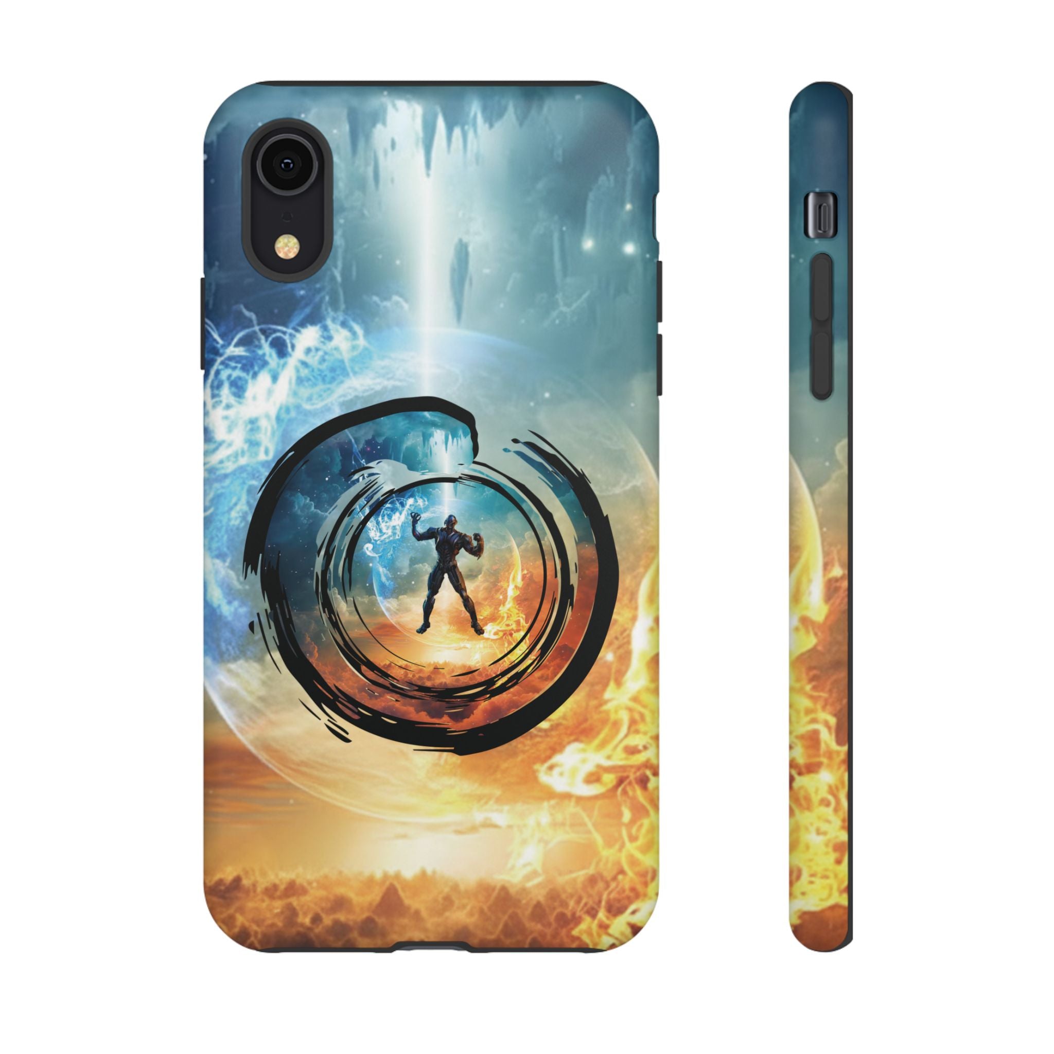 Phone Case — Elemental Warrior Fire & Ice Protective Tough Case - Ultron
