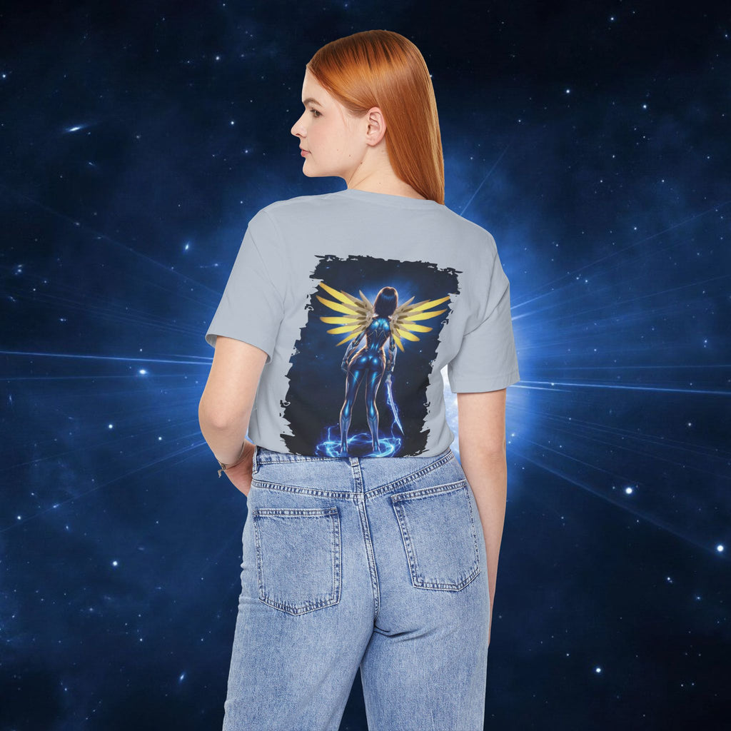 Angel Warrior Tee — "Perfect Angel" Fantasy Wings Graphic T-Shirt - alita battle angel