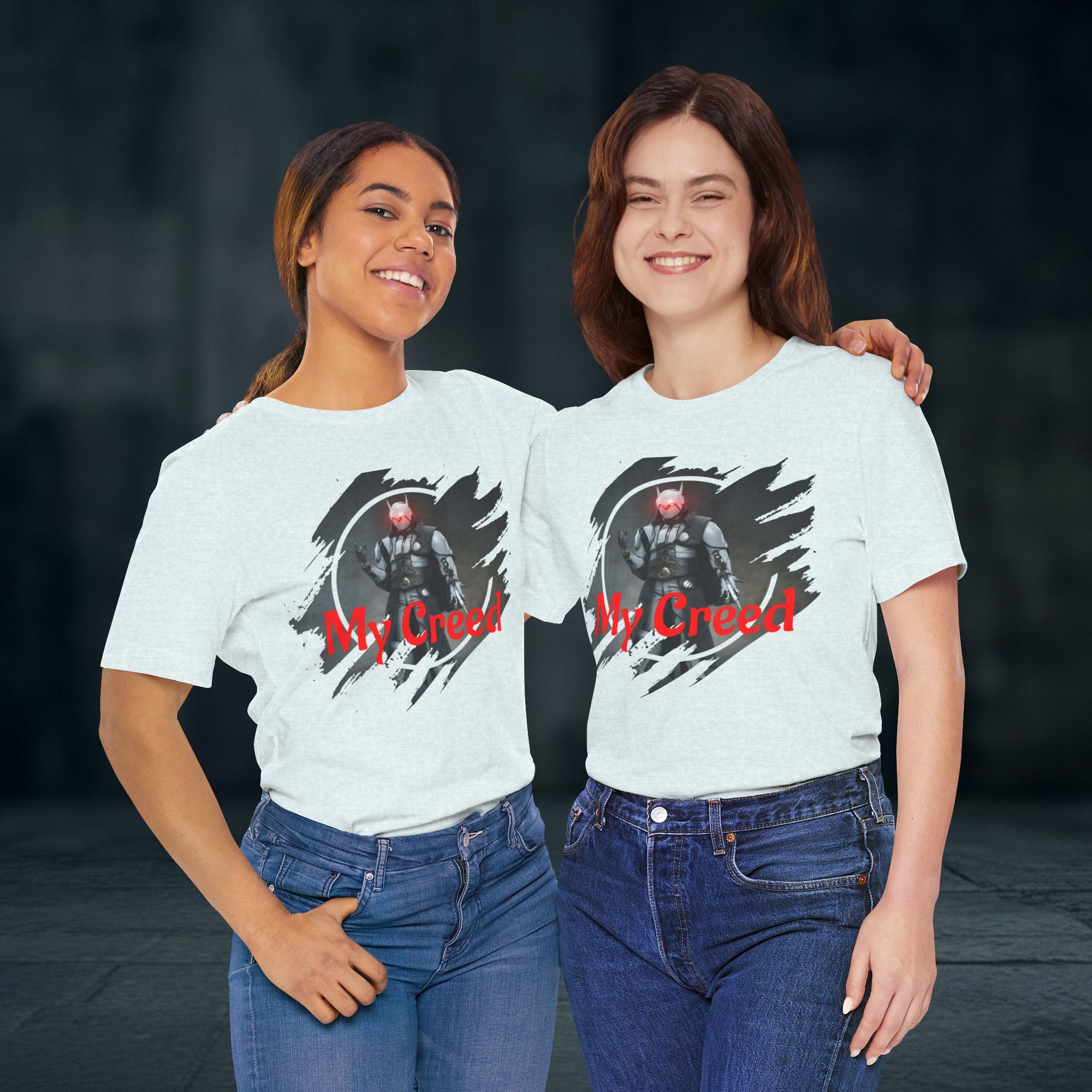 My Creed T-Shirt — Dark Knight Sci‑Fi Graphic Tee