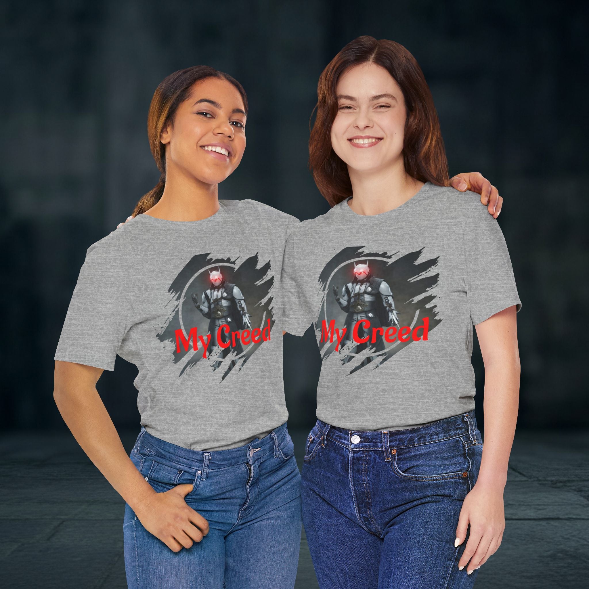 My Creed T-Shirt — Dark Knight Sci‑Fi Graphic Tee