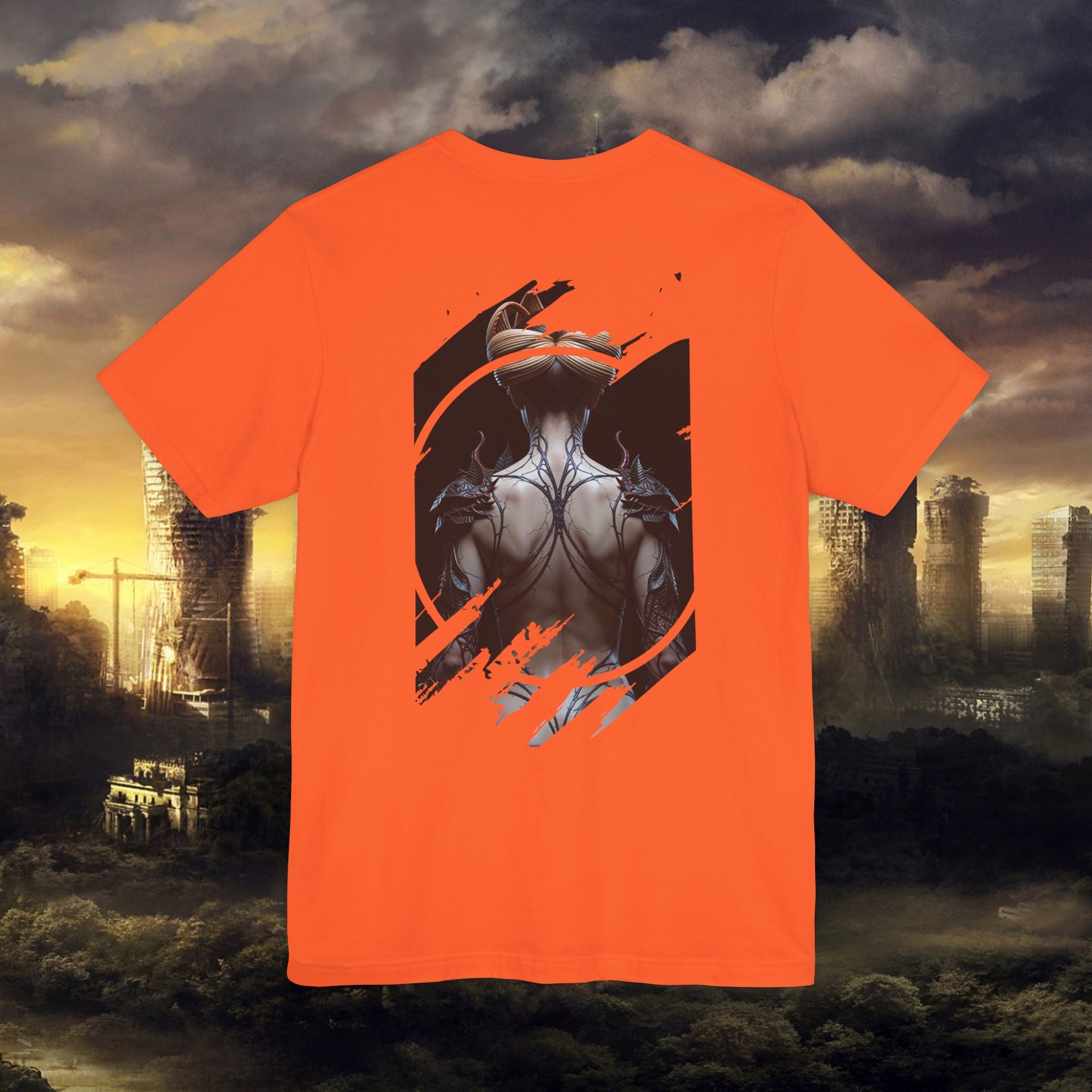 Dark Sorceress T‑Shirt — Fantasy Magic Witch Tee with Fiery Heart - Alexia Ashford