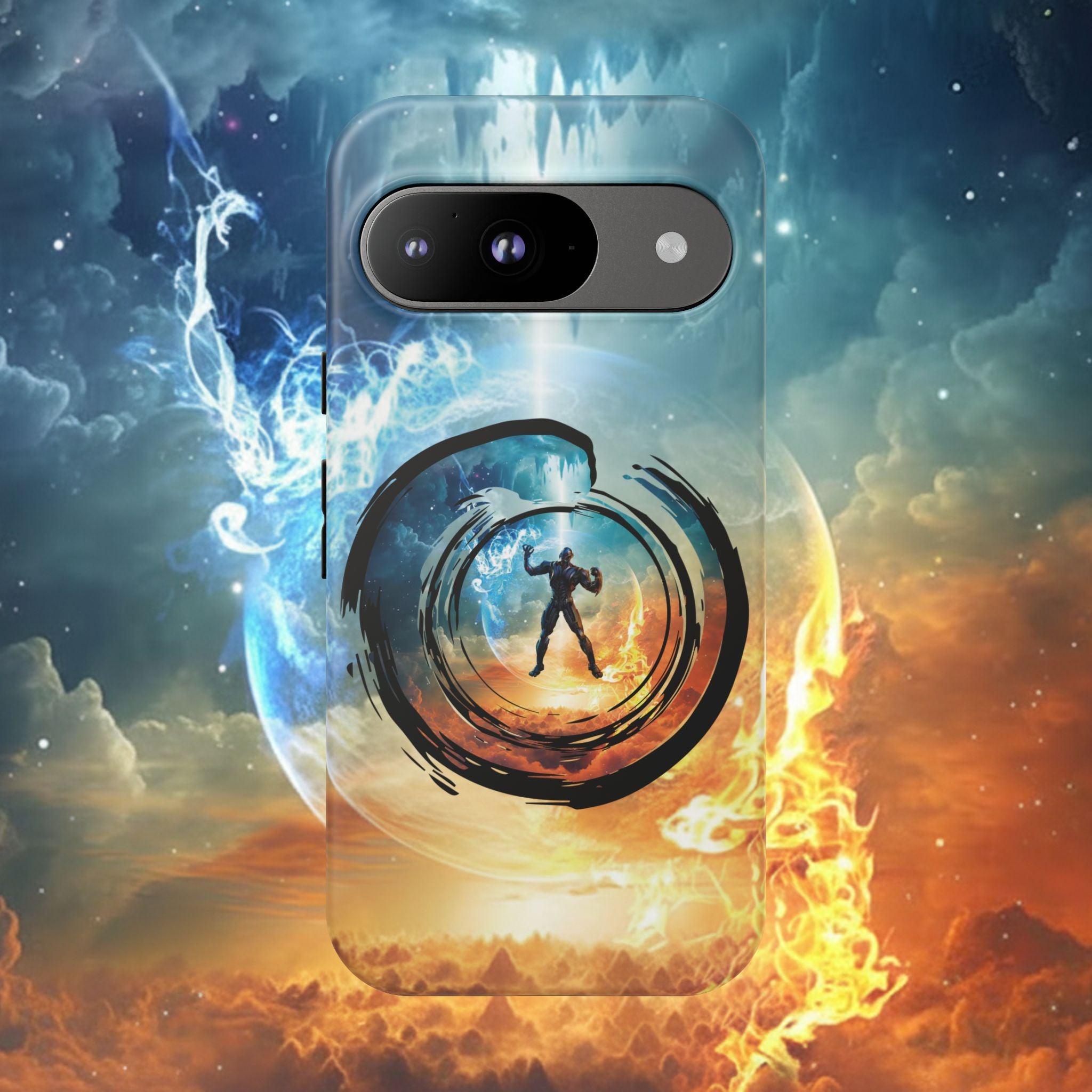 Phone Case — Elemental Warrior Fire & Ice Protective Tough Case - Ultron