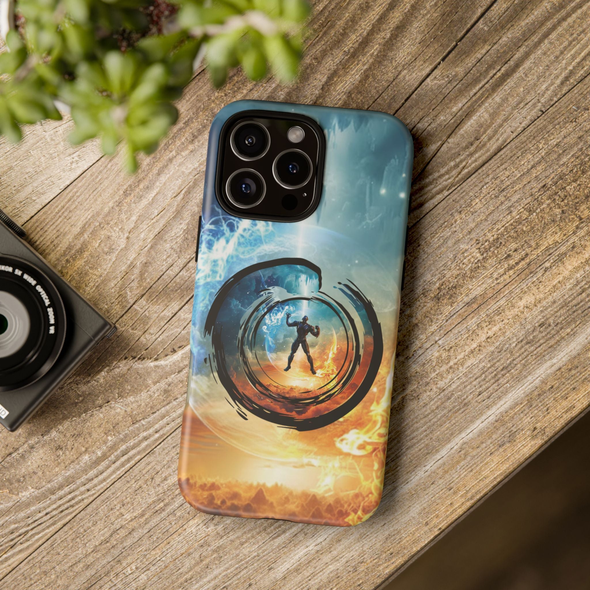 Phone Case — Elemental Warrior Fire & Ice Protective Tough Case - Ultron