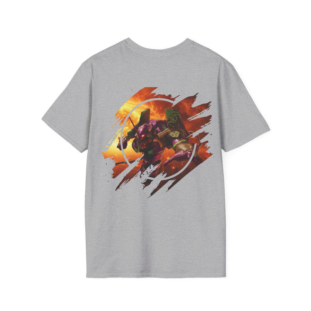 Only One Hit T-Shirt — Gamer Mech Battle Tee - EVA 1 - Neon Genesis Evangelion