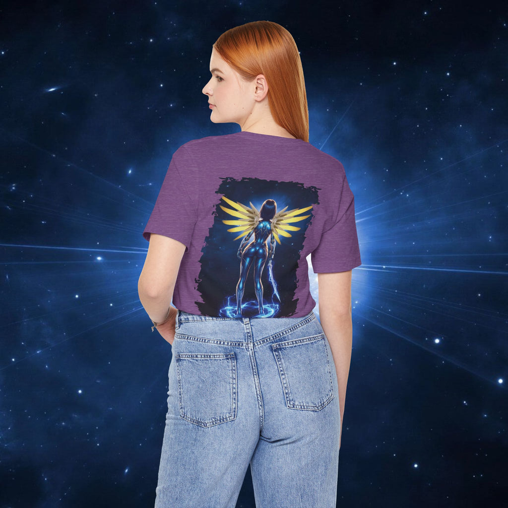 Angel Warrior Tee — "Perfect Angel" Fantasy Wings Graphic T-Shirt - alita battle angel