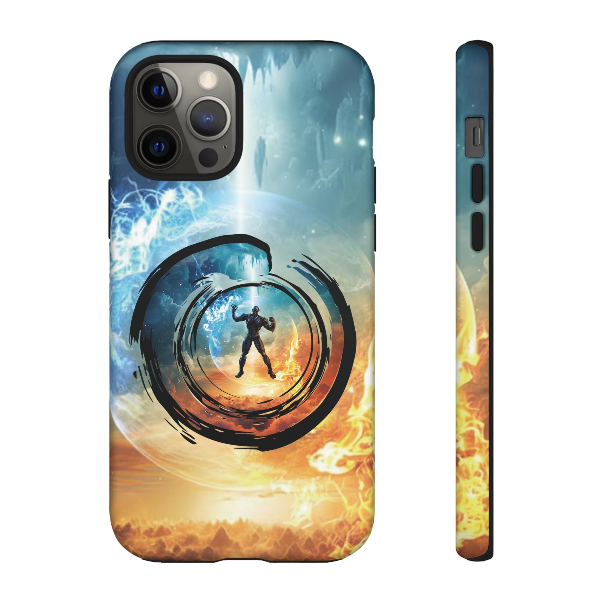 Phone Case — Elemental Warrior Fire & Ice Protective Tough Case - Ultron