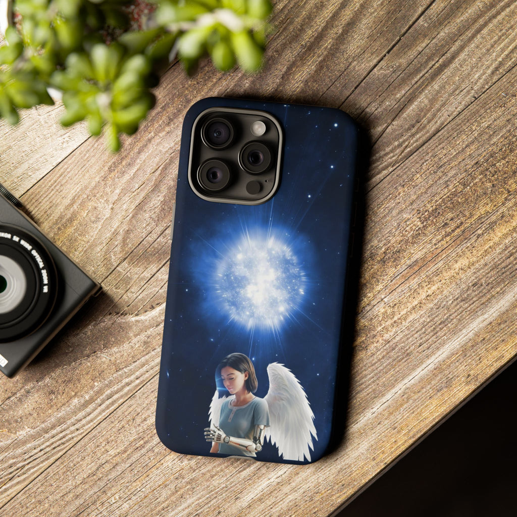 Angel Wings Galaxy Phone Case — Cosmic Light Protective Case ALITA BATTLE ANGEL