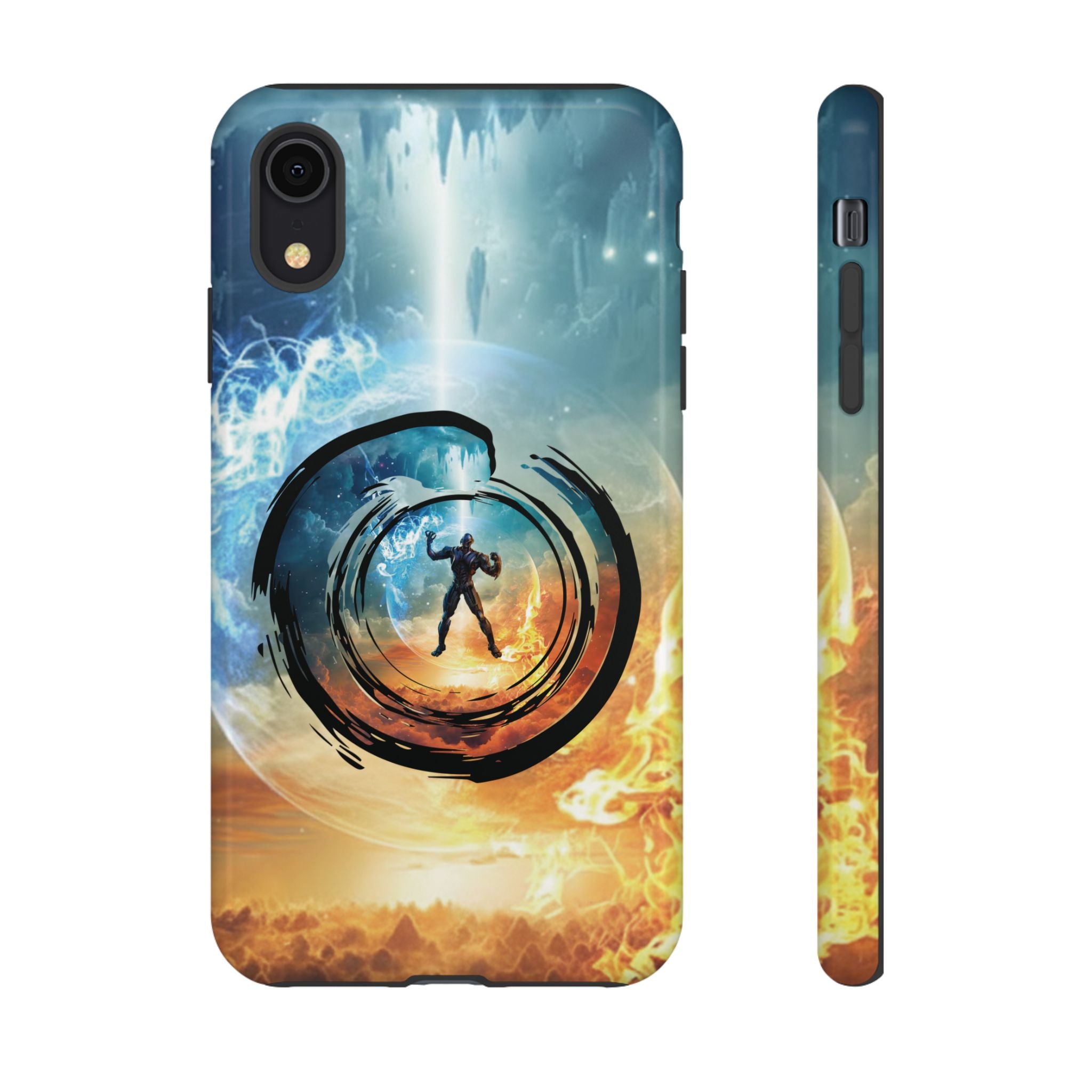 Phone Case — Elemental Warrior Fire & Ice Protective Tough Case - Ultron