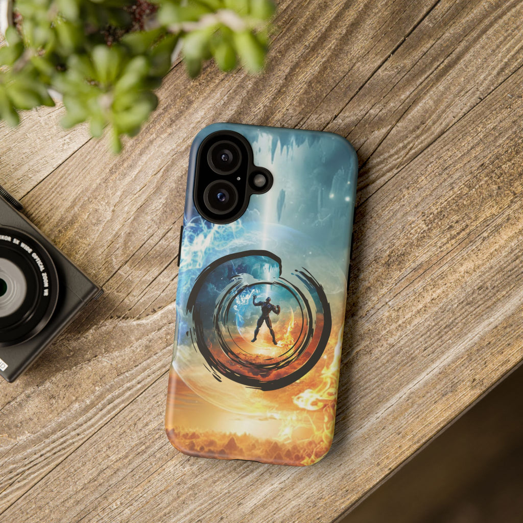 Phone Case — Elemental Warrior Fire & Ice Protective Tough Case - Ultron