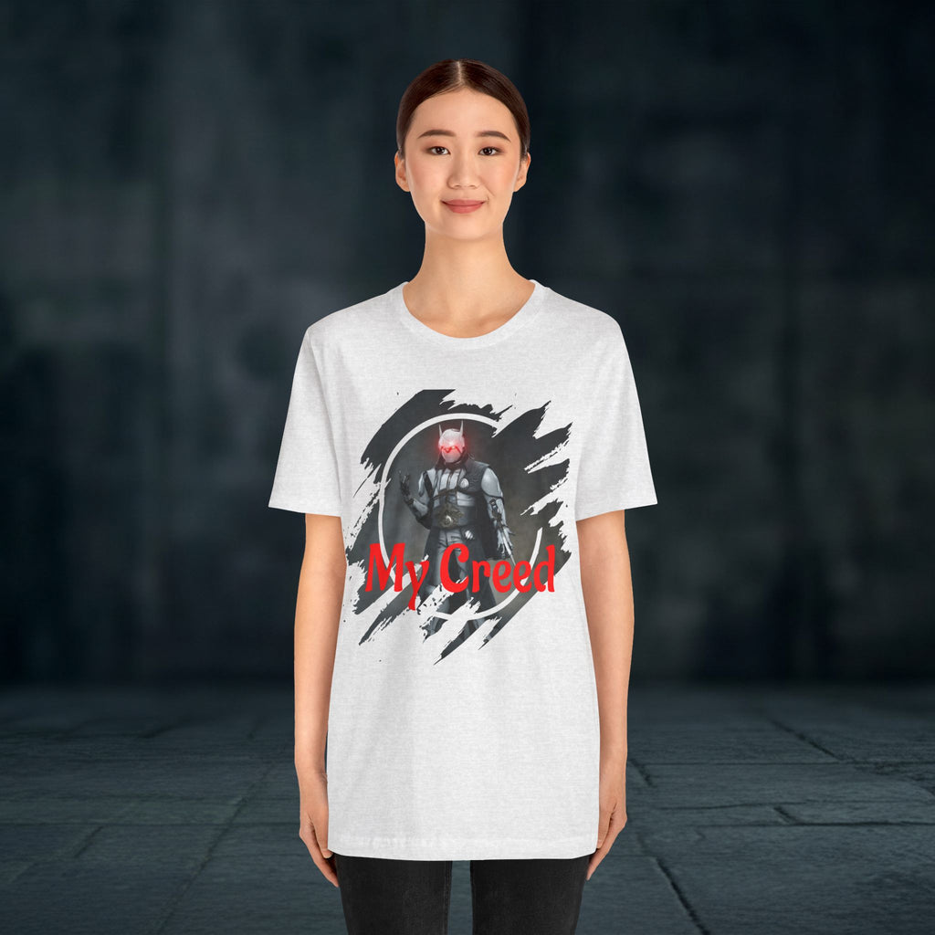 My Creed T-Shirt — Dark Knight Sci‑Fi Graphic Tee